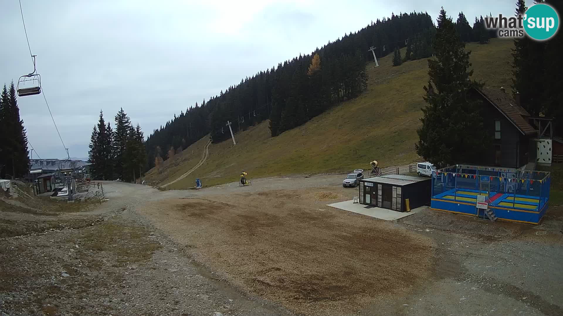 Webcam en direct de la station de ski de GOLTE – vue sur Medvedjak – Slovénie