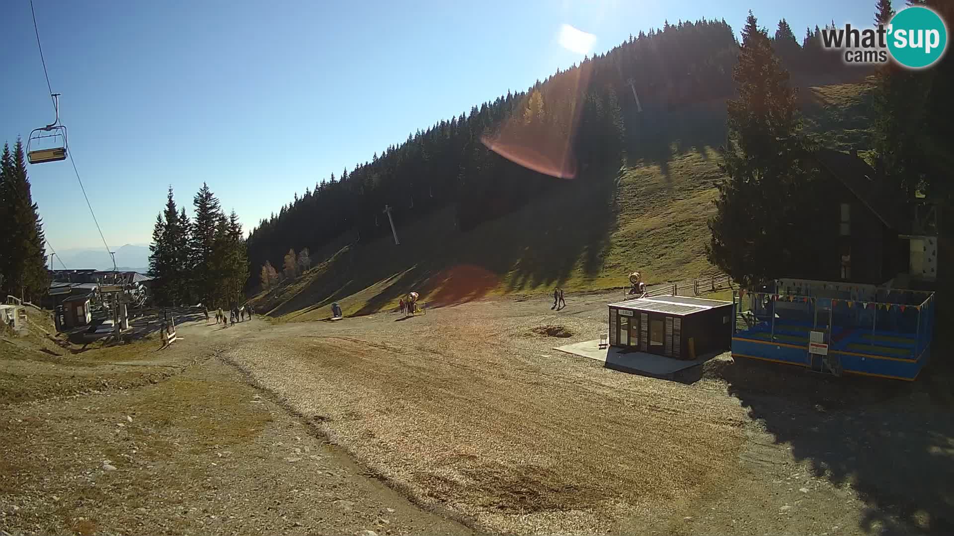 GOLTE Ski resort live webcam – view to Medvedjak – Slovenia