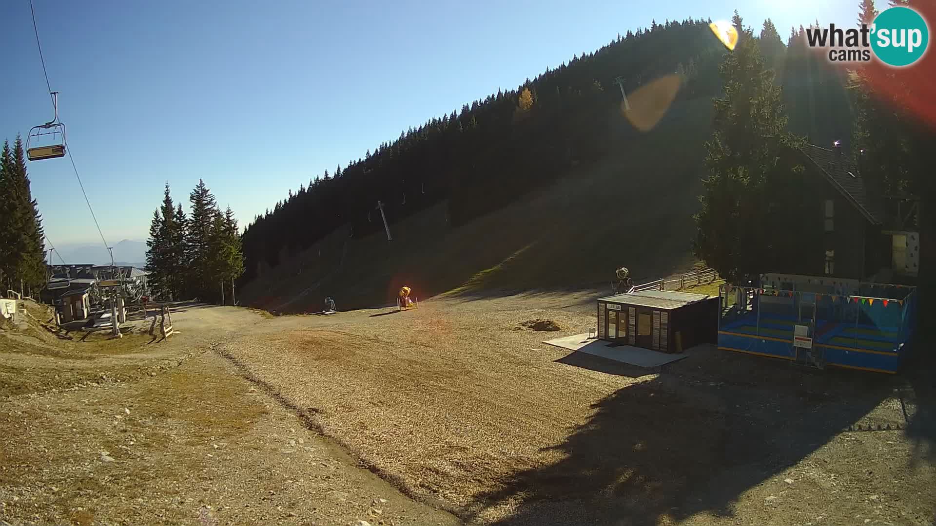 Cámara web en vivo de la estación de esquí GOLTE – vista a Medvedjak – Eslovenia