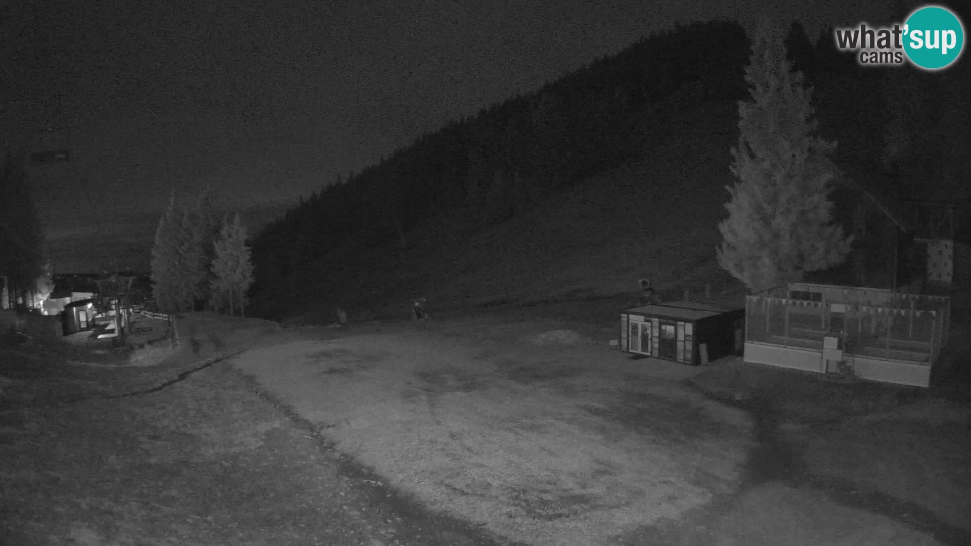 Spletna kamera smučišča GOLTE v živo – pogled na Medvedjak