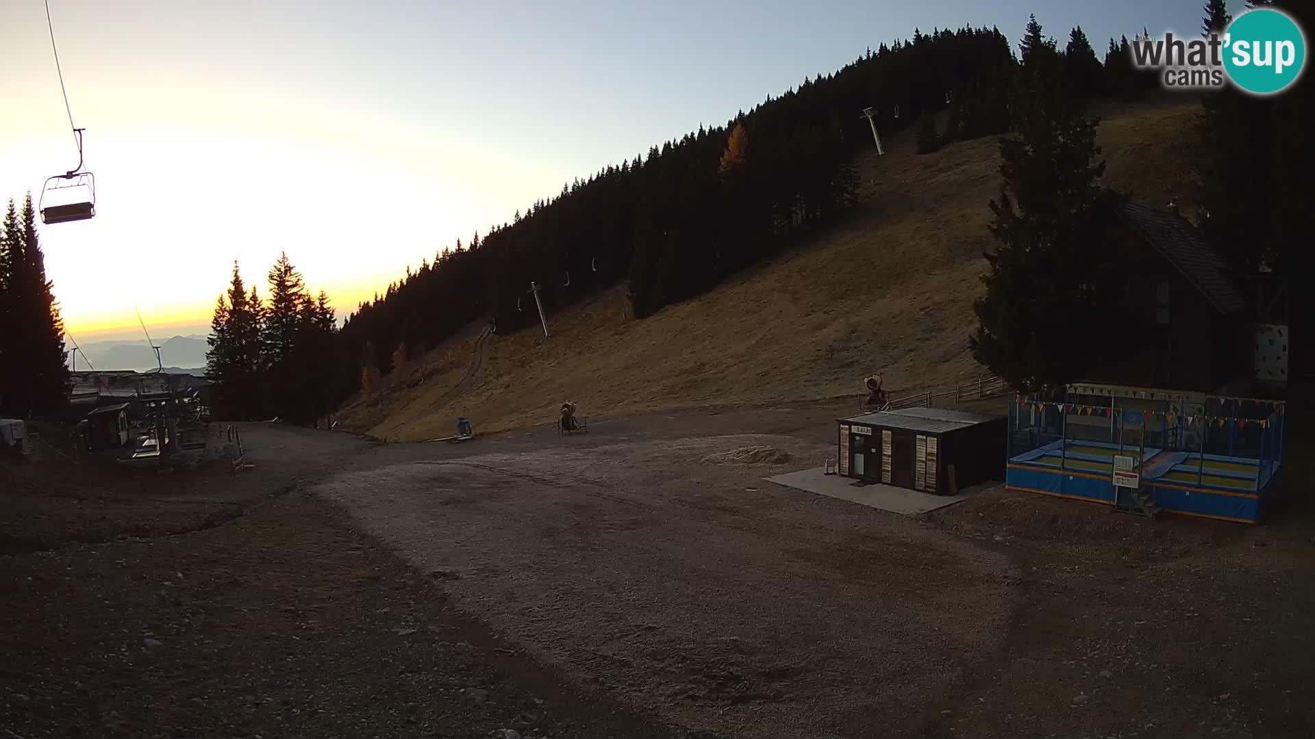 GOLTE Ski resort live webcam – view to Medvedjak – Slovenia