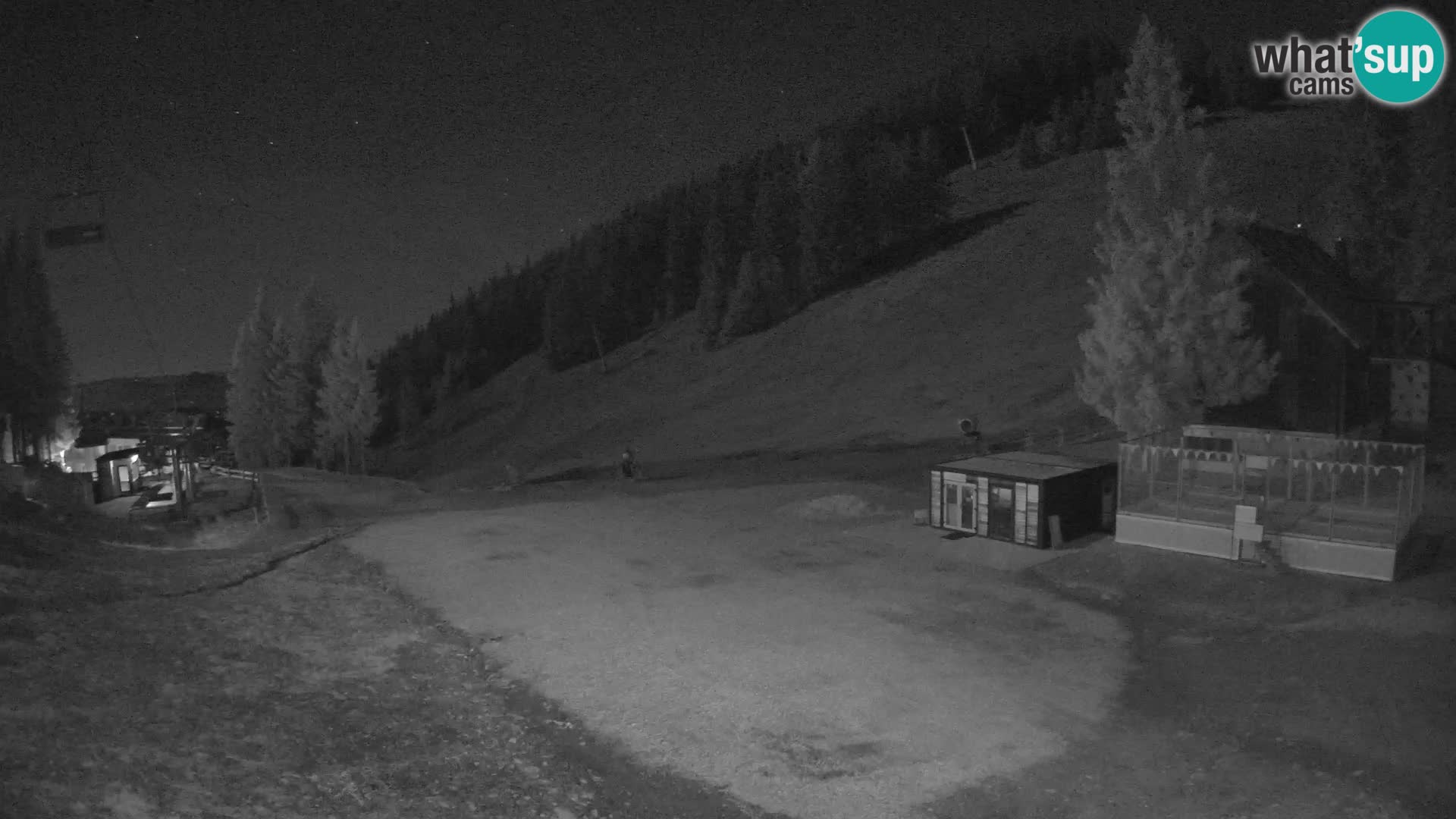 Spletna kamera smučišča GOLTE v živo – pogled na Medvedjak