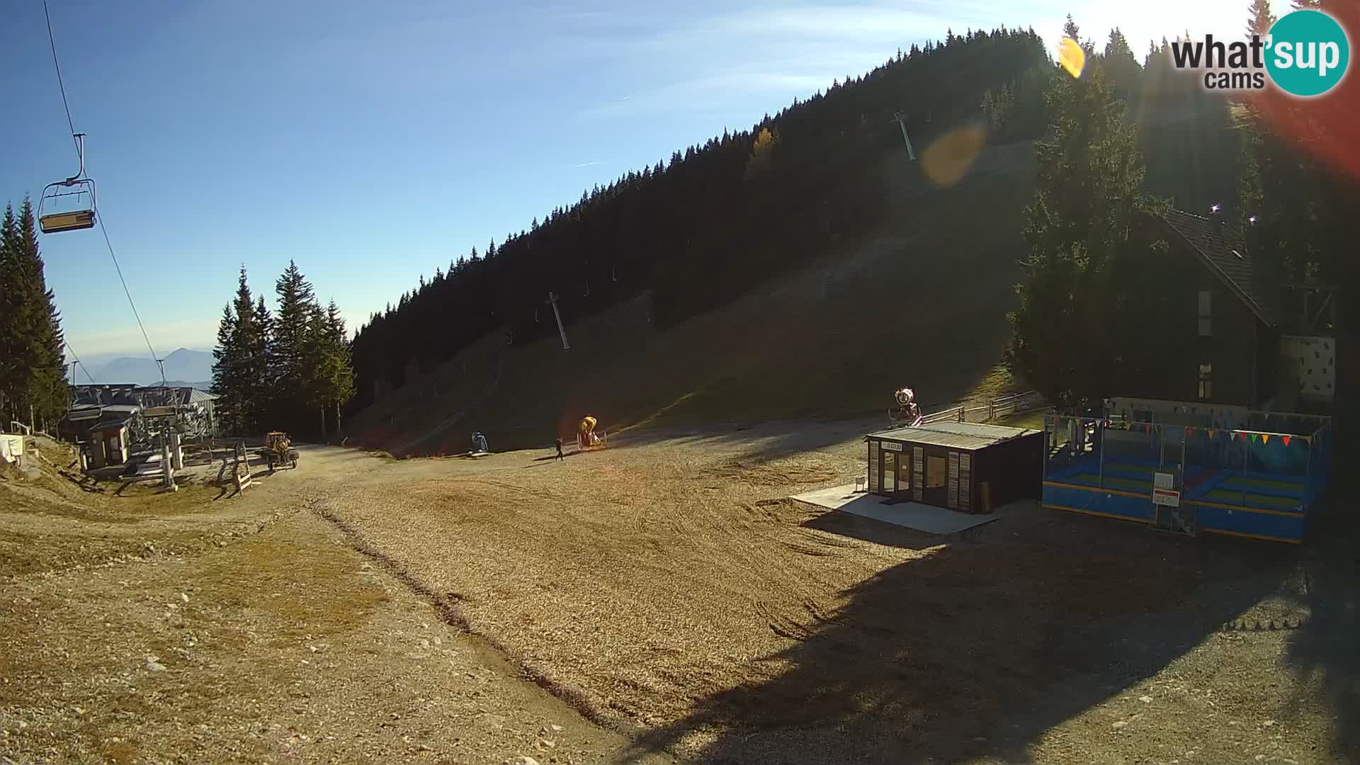 GOLTE Ski resort live webcam – view to Medvedjak – Slovenia