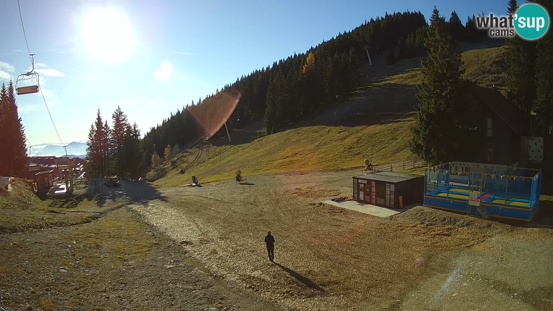 Webcam en direct de la station de ski de GOLTE – vue sur Medvedjak – Slovénie