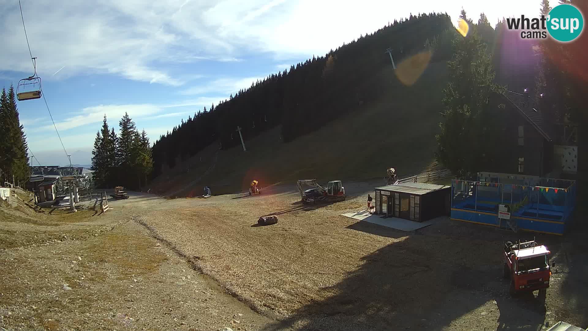 GOLTE skijalište web kamera – pogled na Medvedjak – Slovenija