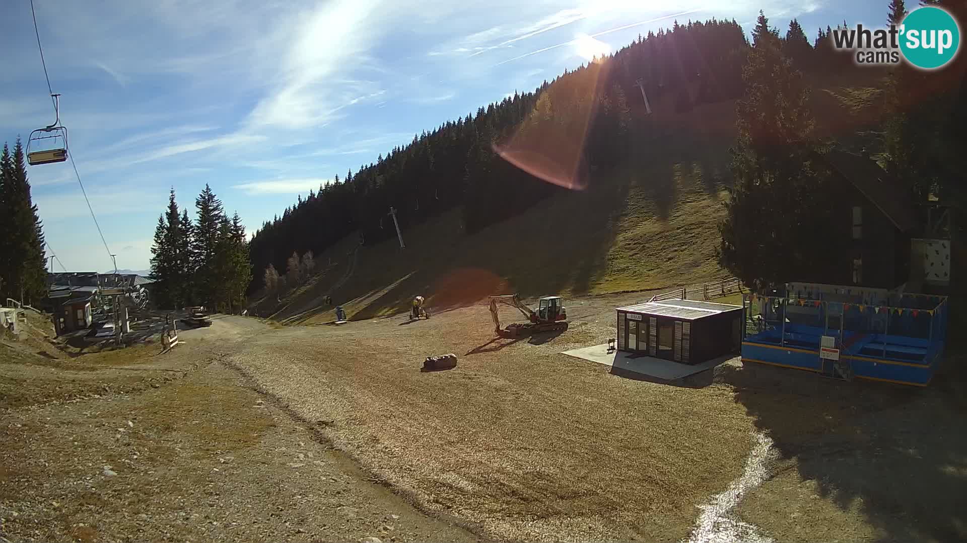 Webcam en direct de la station de ski de GOLTE – vue sur Medvedjak – Slovénie
