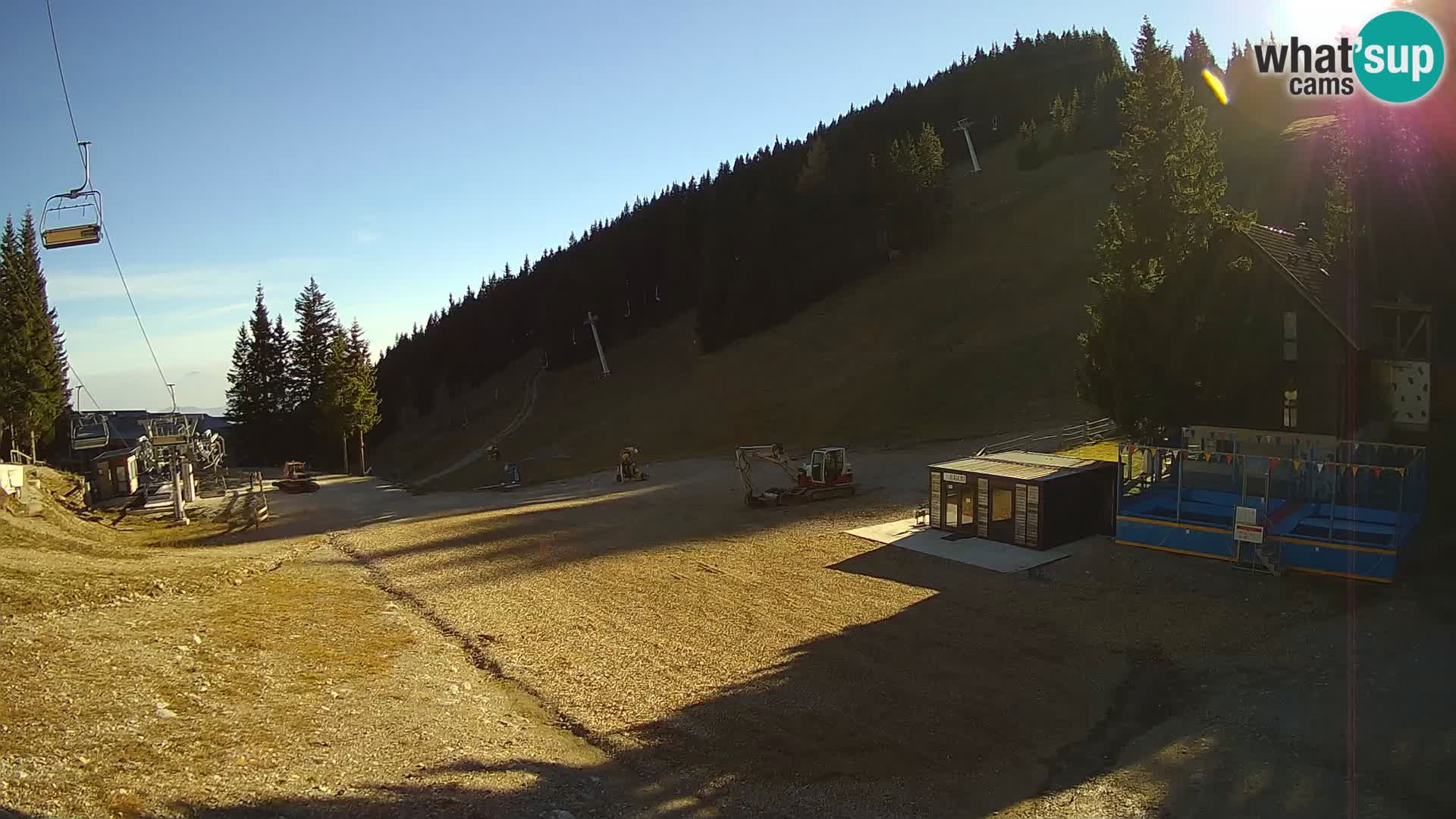 Webcam en direct de la station de ski de GOLTE – vue sur Medvedjak – Slovénie