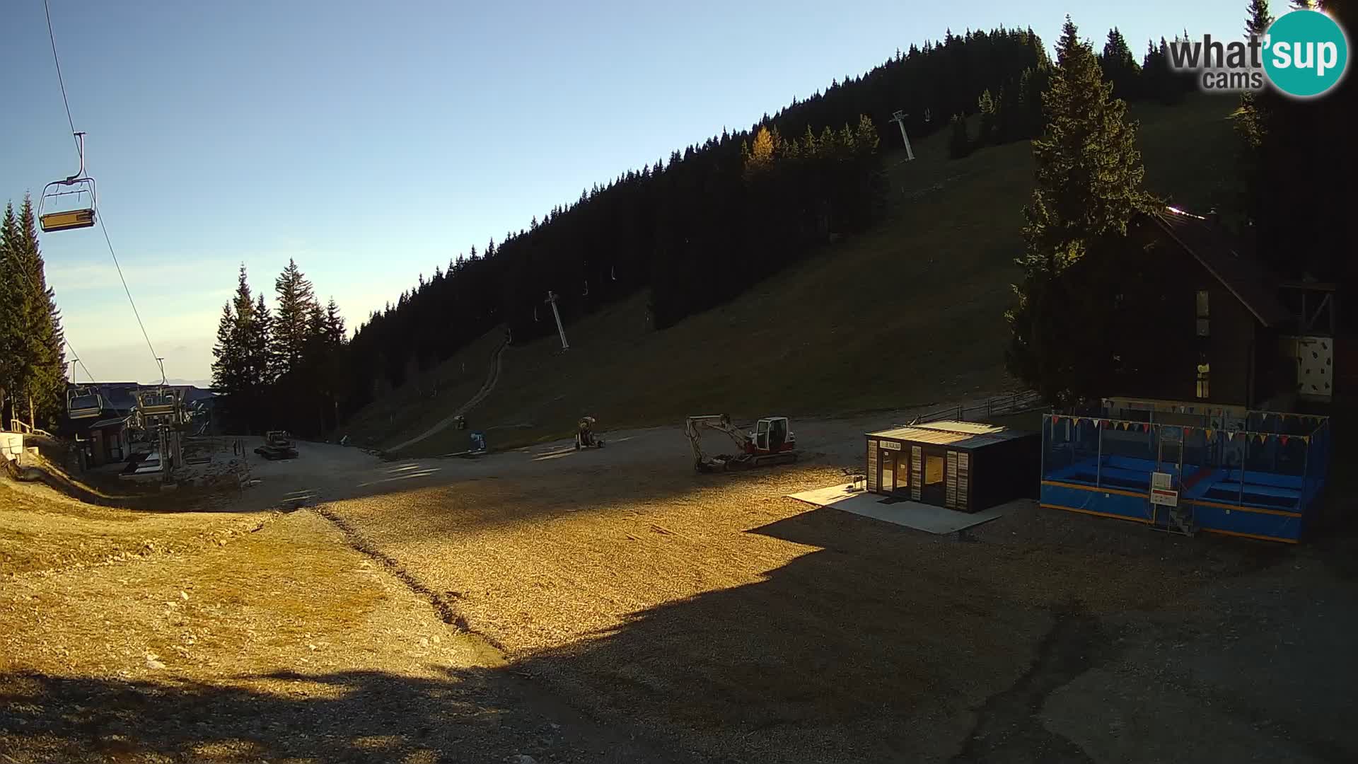 GOLTE Ski resort live webcam – view to Medvedjak – Slovenia