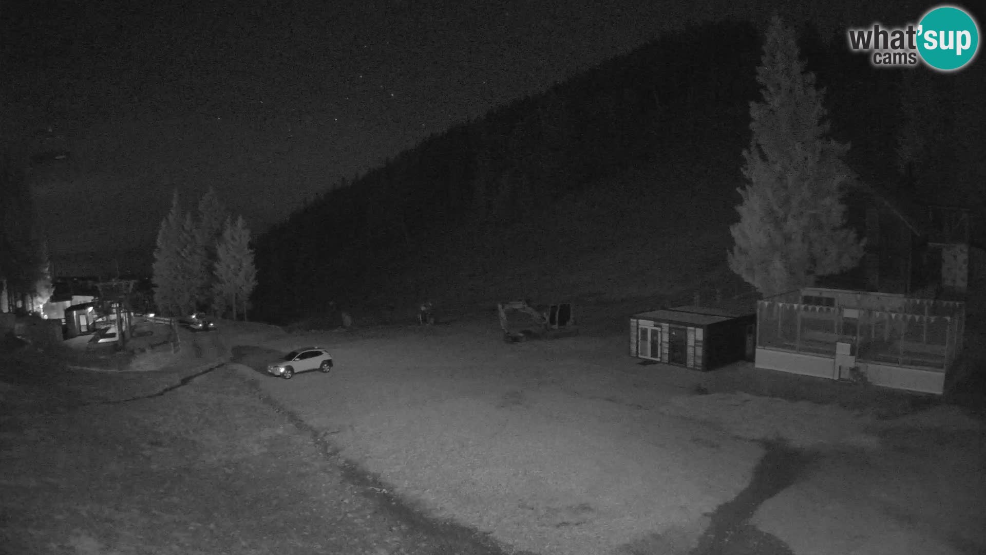 Spletna kamera smučišča GOLTE v živo – pogled na Medvedjak