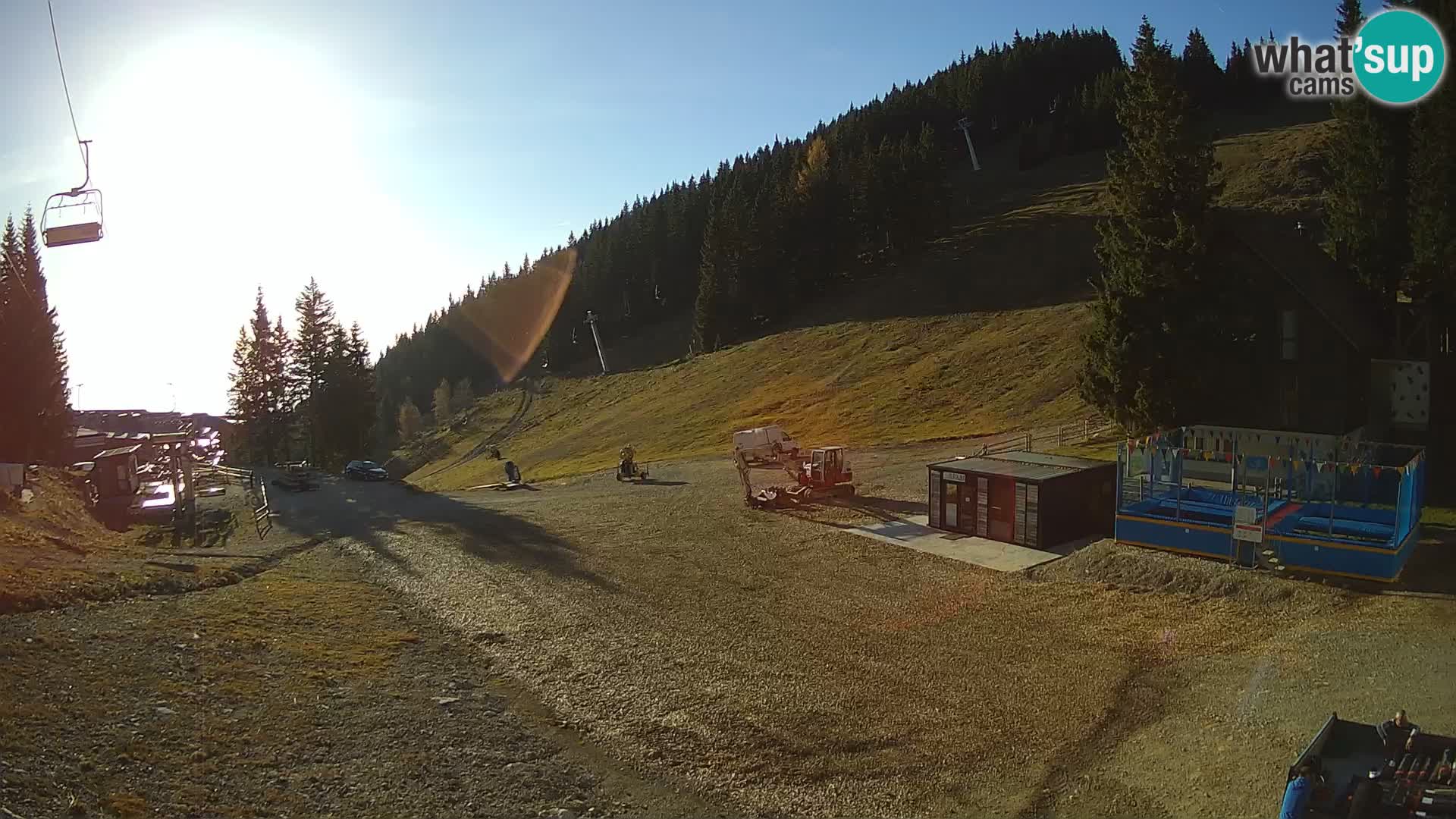 Cámara web en vivo de la estación de esquí GOLTE – vista a Medvedjak – Eslovenia