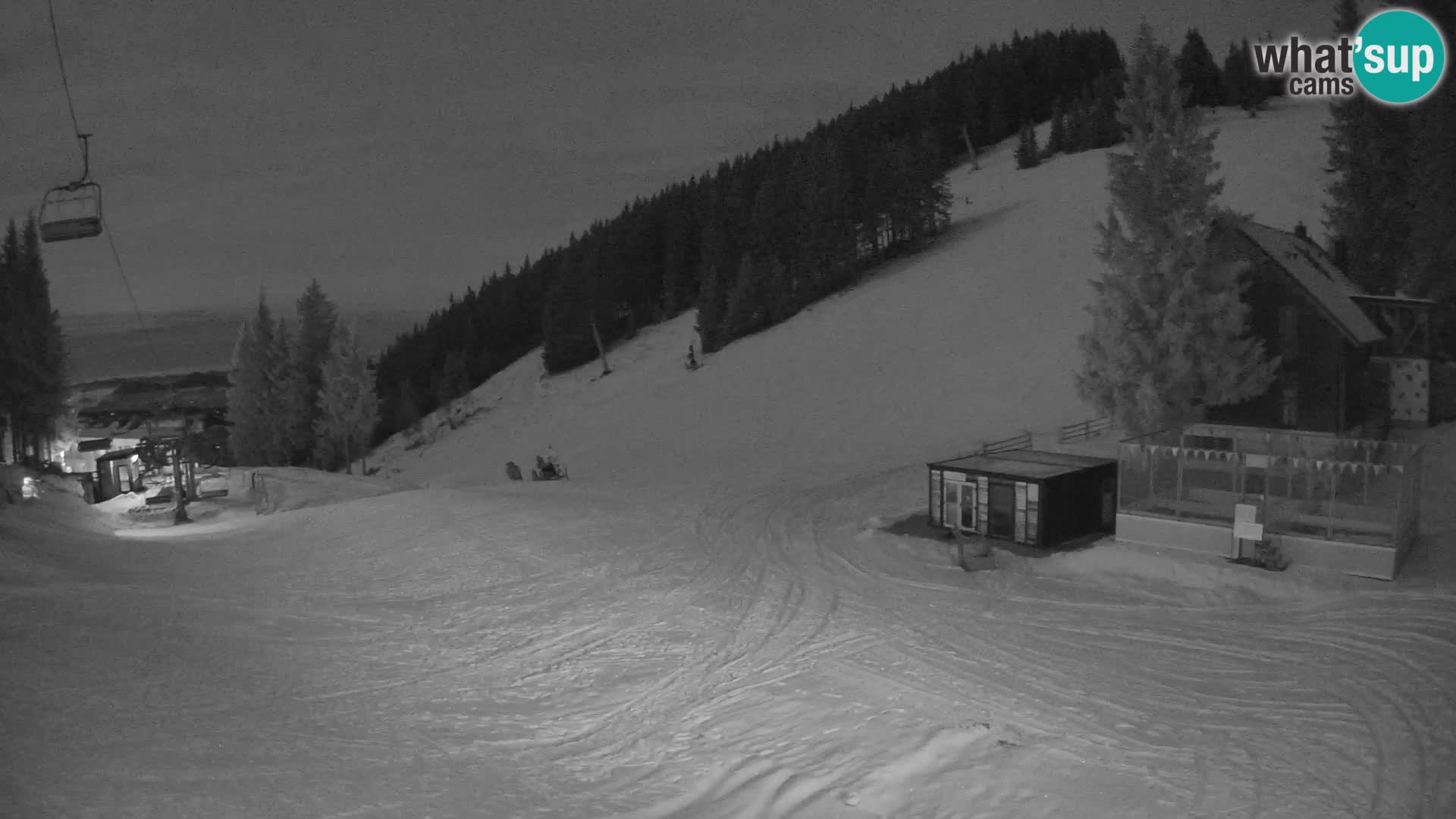 GOLTE skijalište web kamera – pogled na Medvedjak – Slovenija