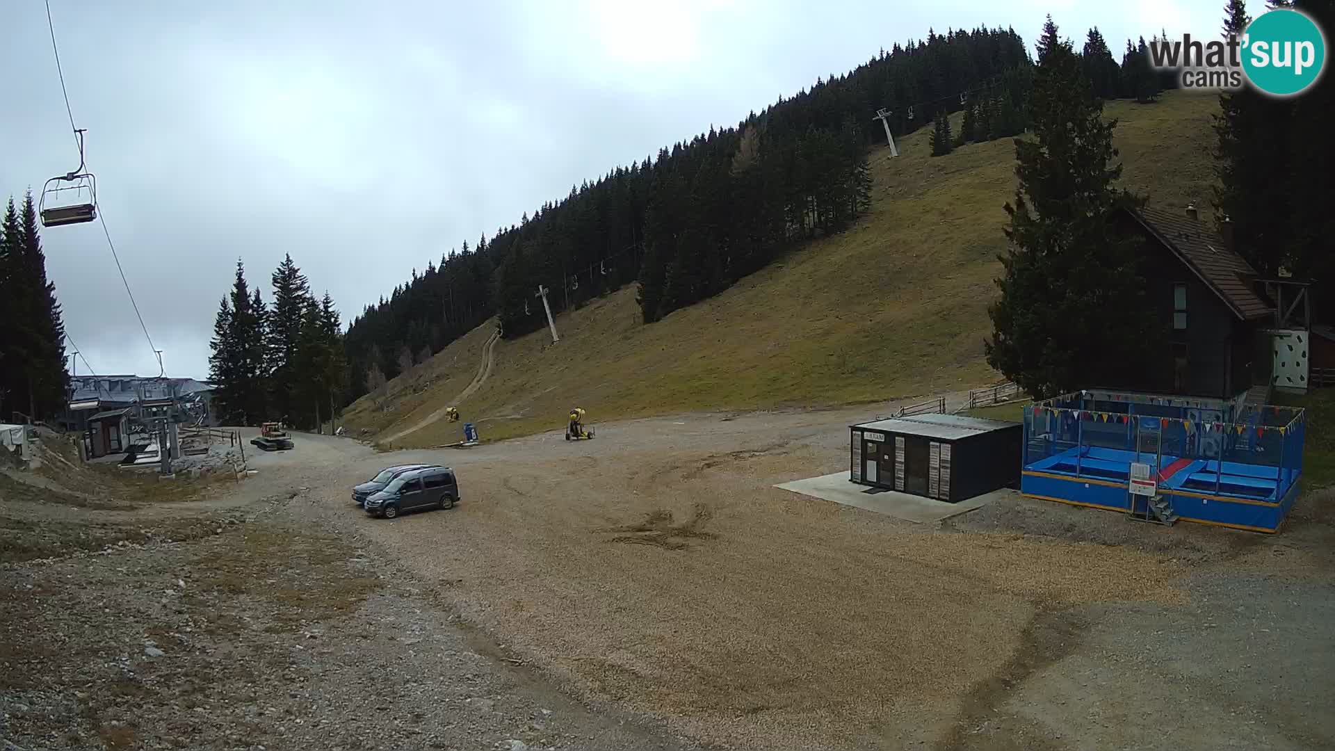 GOLTE Ski resort live webcam – view to Medvedjak – Slovenia