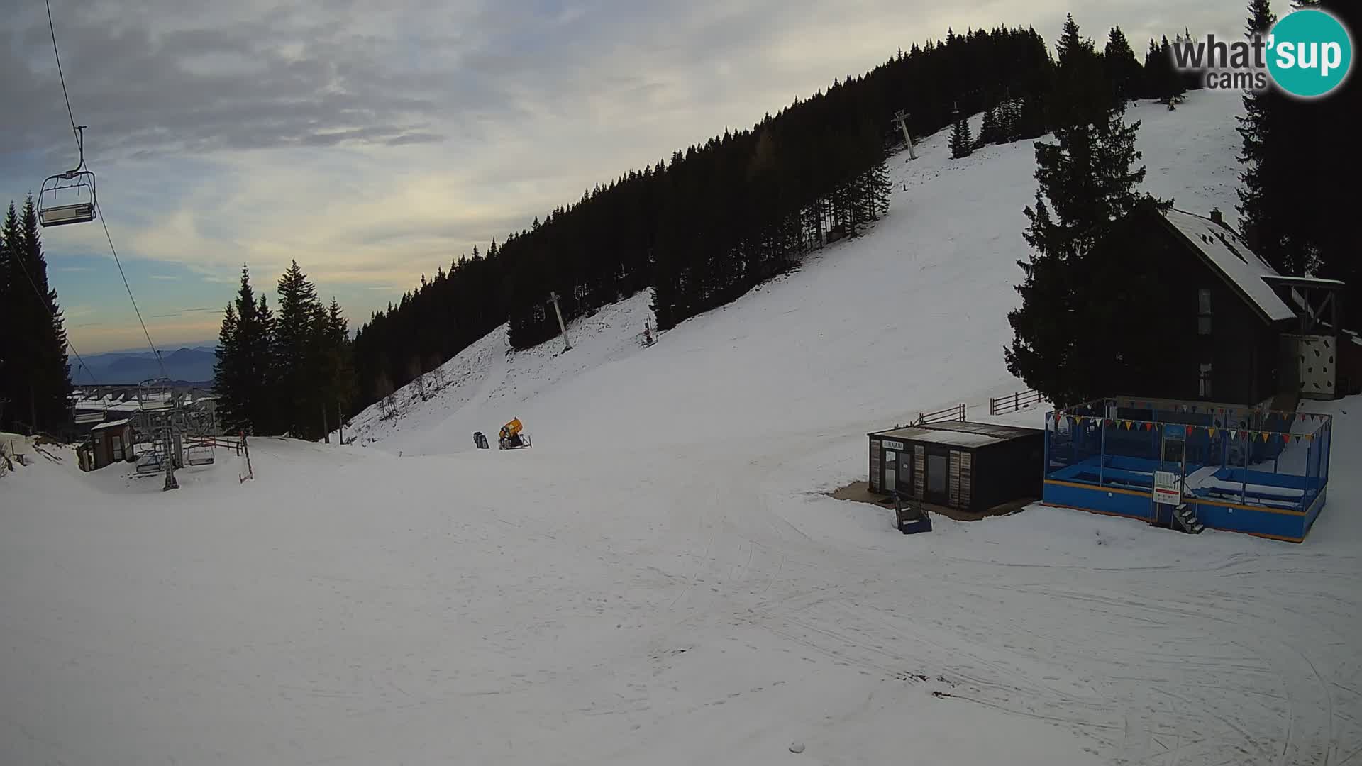 Webcam en direct de la station de ski de GOLTE – vue sur Medvedjak – Slovénie