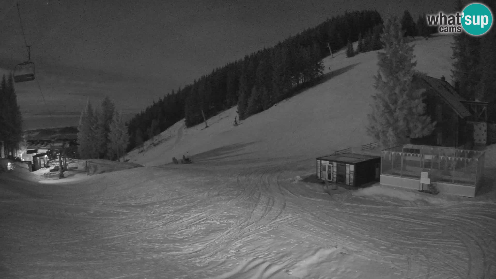 GOLTE Ski resort live webcam – view to Medvedjak – Slovenia