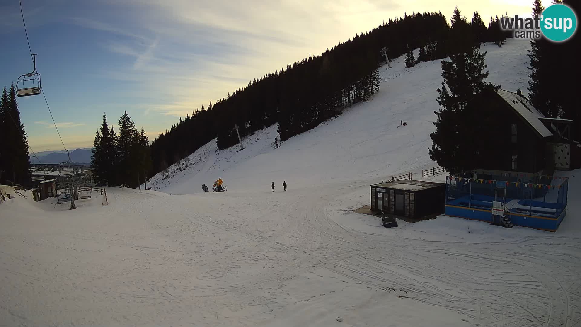 Webcam en direct de la station de ski de GOLTE – vue sur Medvedjak – Slovénie