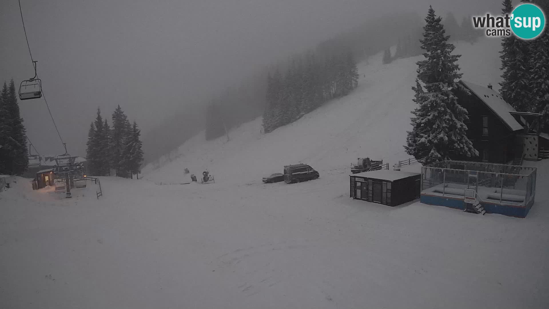 GOLTE stazione sciistica webcam – vista Medvedjak – Slovenia