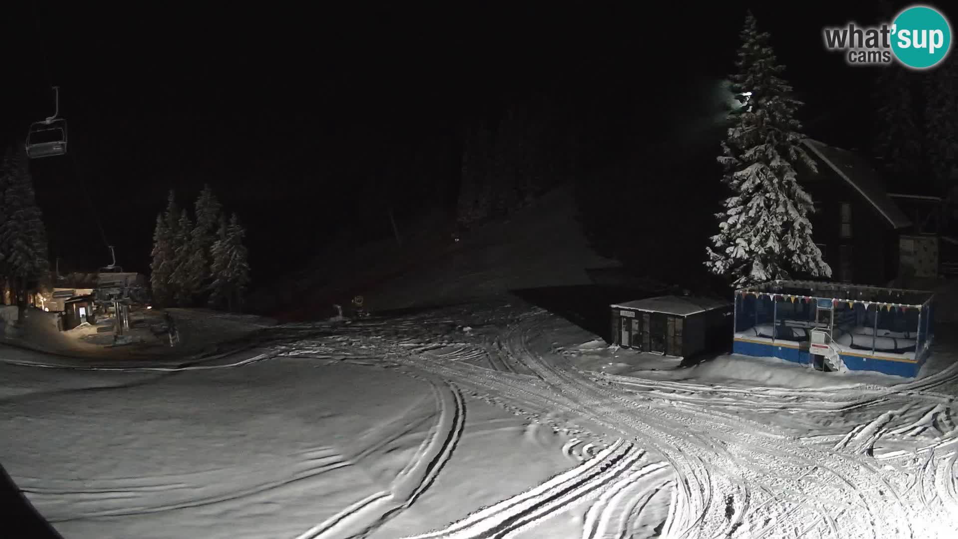 GOLTE Ski resort live webcam – view to Medvedjak – Slovenia