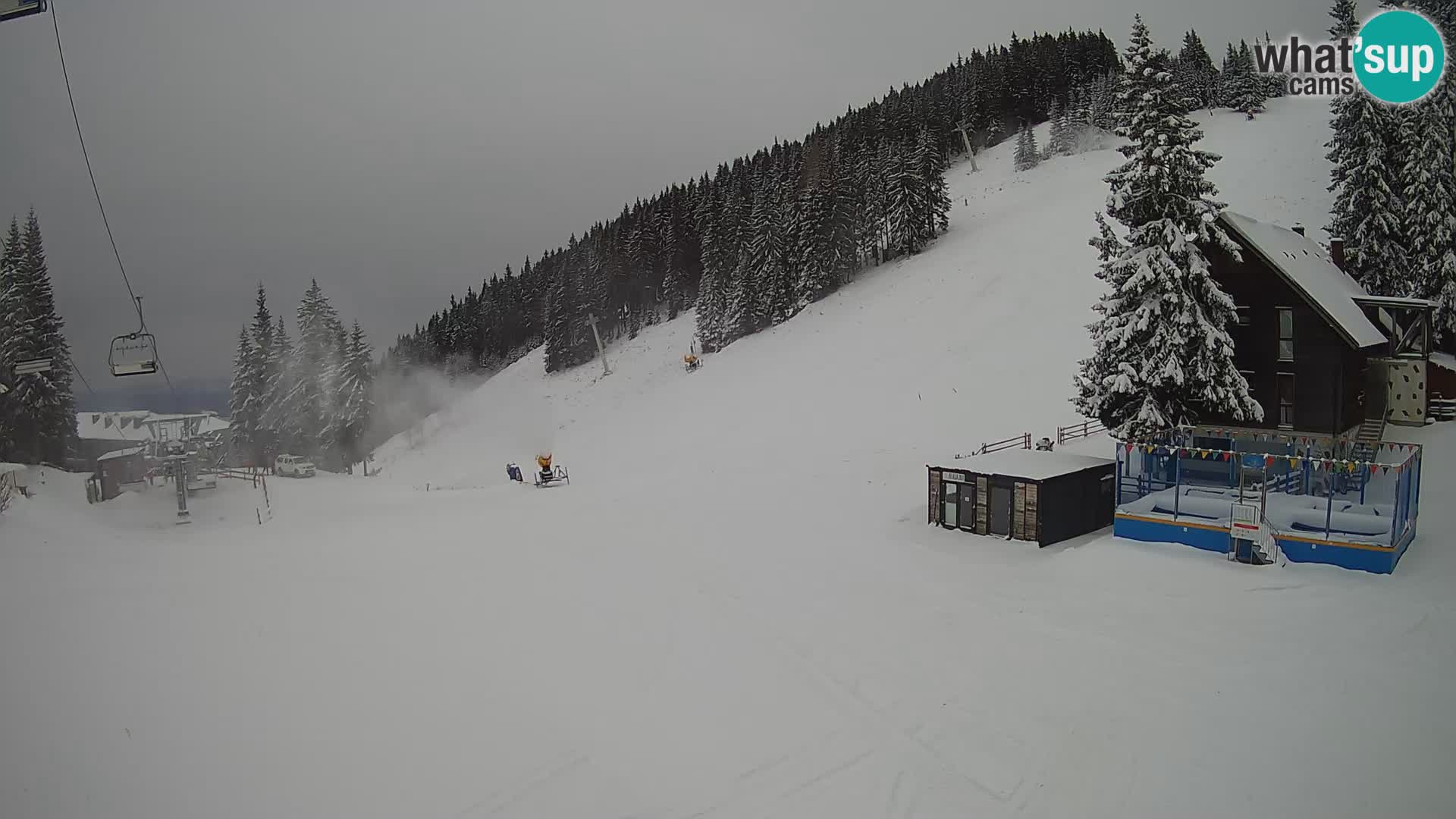 GOLTE stazione sciistica webcam – vista Medvedjak – Slovenia