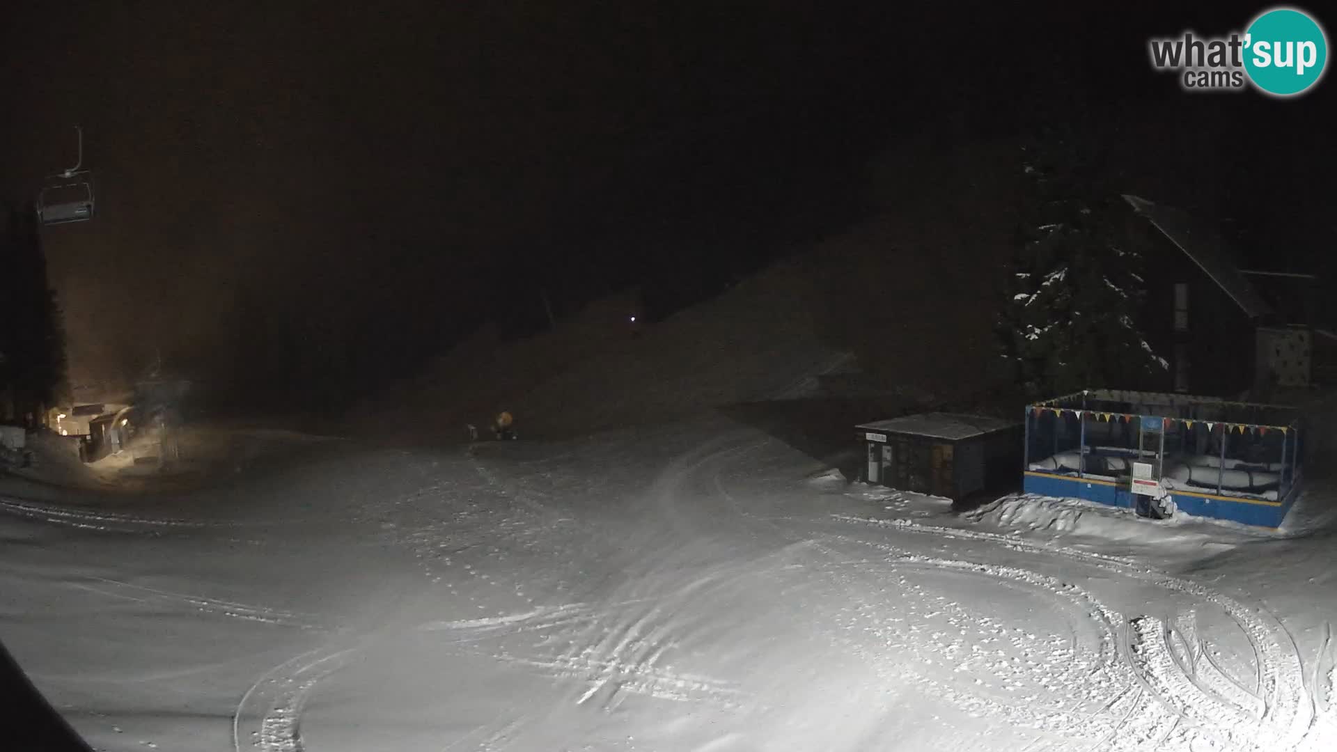 GOLTE skijalište web kamera – pogled na Medvedjak – Slovenija