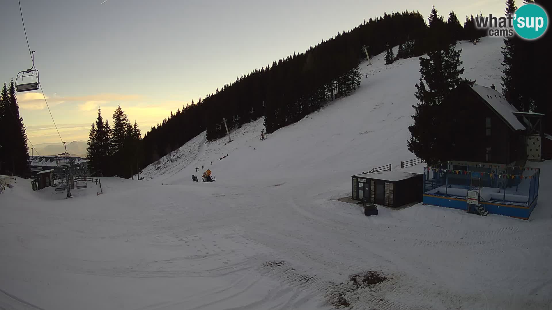 GOLTE Ski resort live webcam – view to Medvedjak – Slovenia