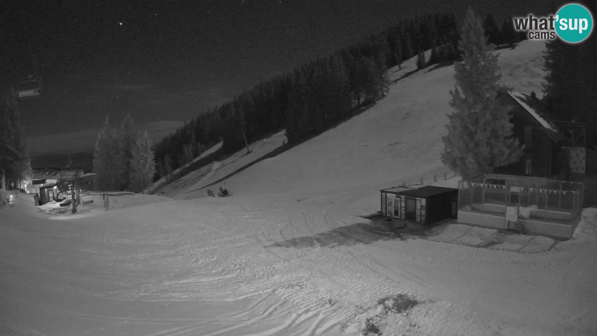 Cámara web en vivo de la estación de esquí GOLTE – vista a Medvedjak – Eslovenia