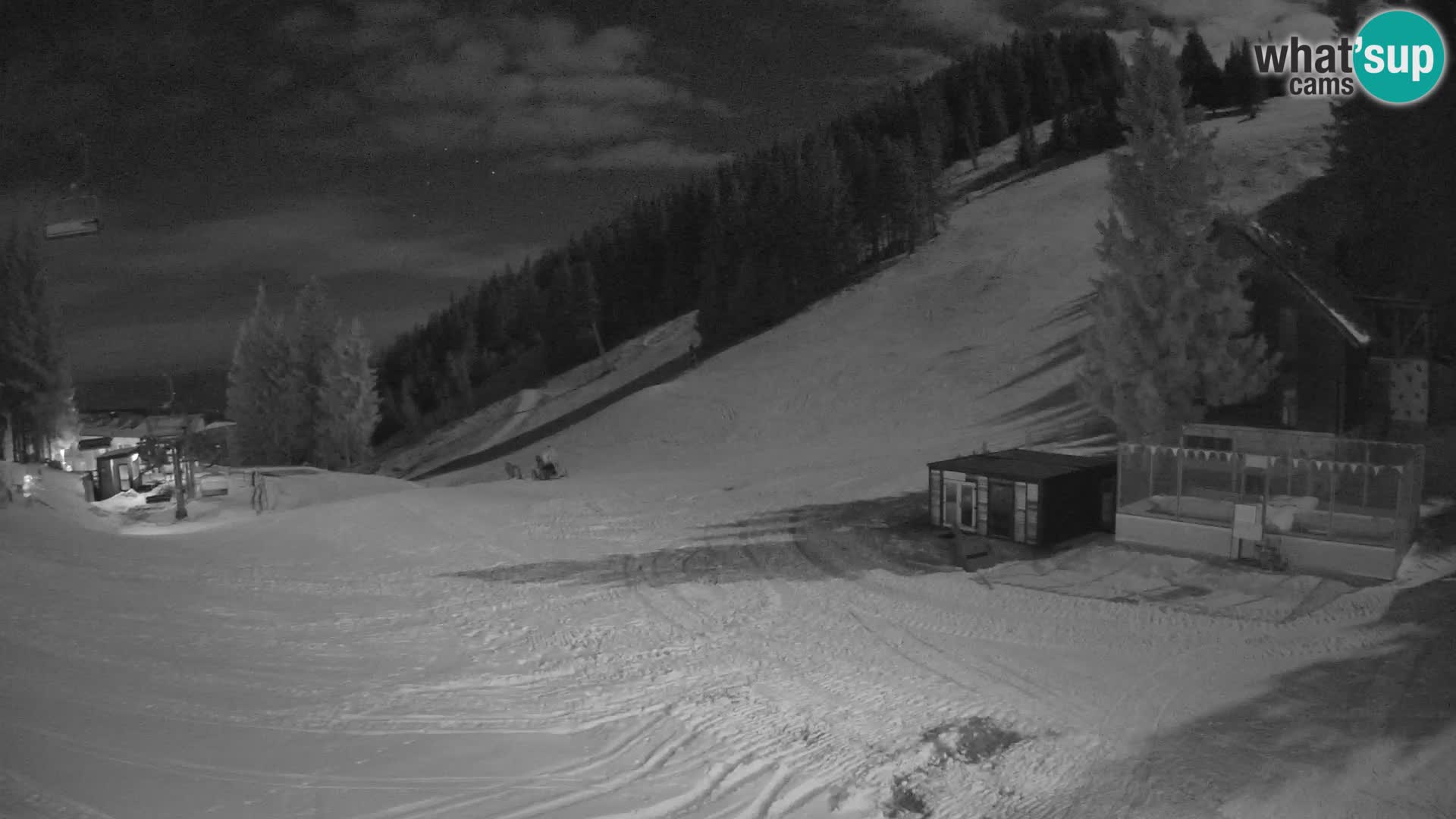 Cámara web en vivo de la estación de esquí GOLTE – vista a Medvedjak – Eslovenia