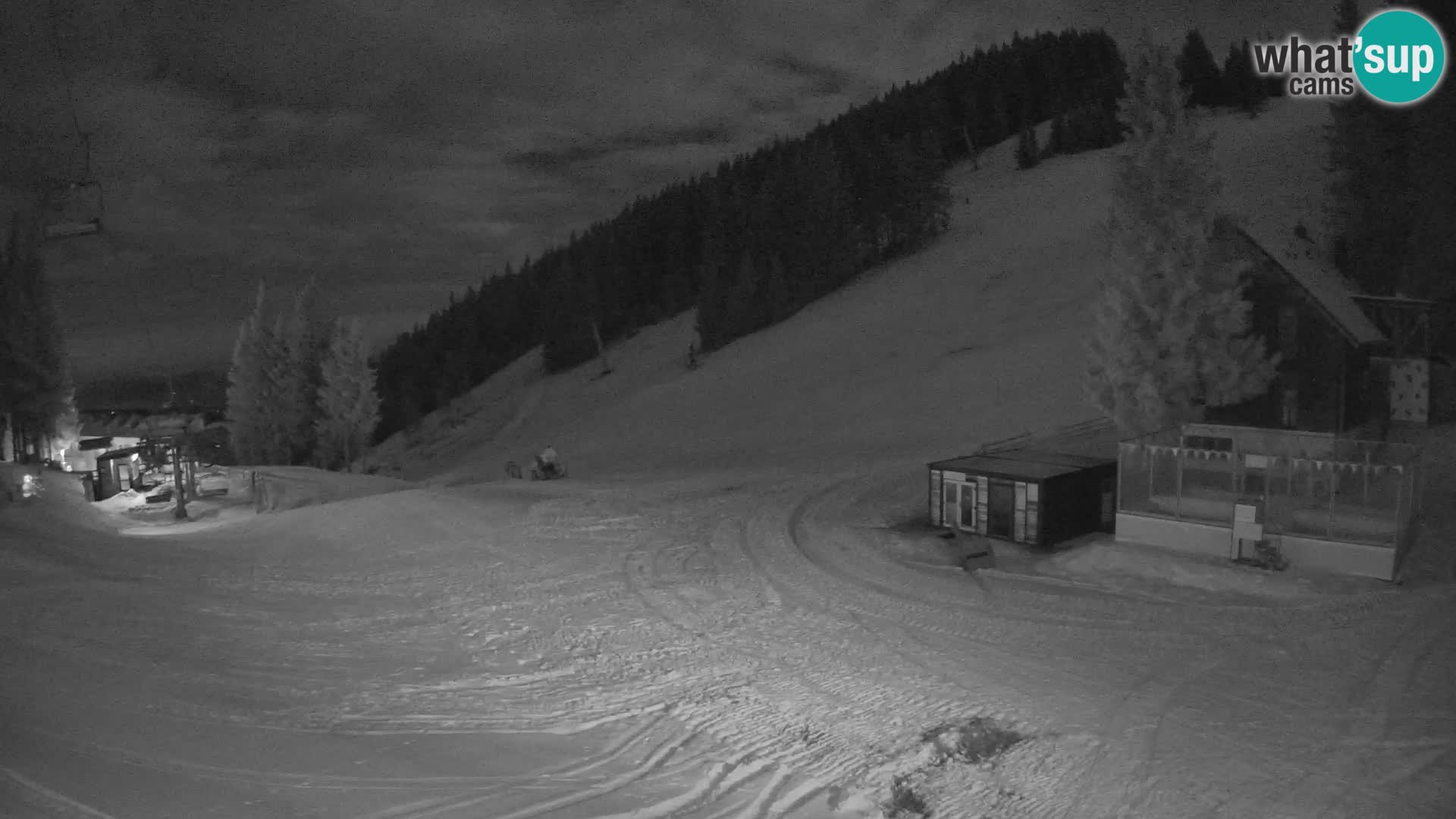 Cámara web en vivo de la estación de esquí GOLTE – vista a Medvedjak – Eslovenia