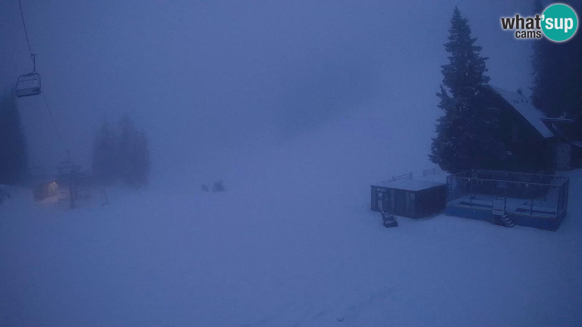 GOLTE Ski resort live webcam – view to Medvedjak – Slovenia