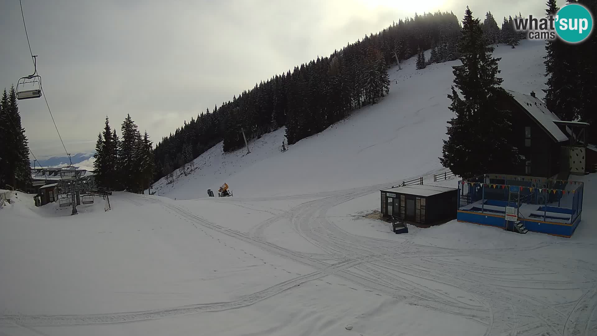 Webcam en direct de la station de ski de GOLTE – vue sur Medvedjak – Slovénie