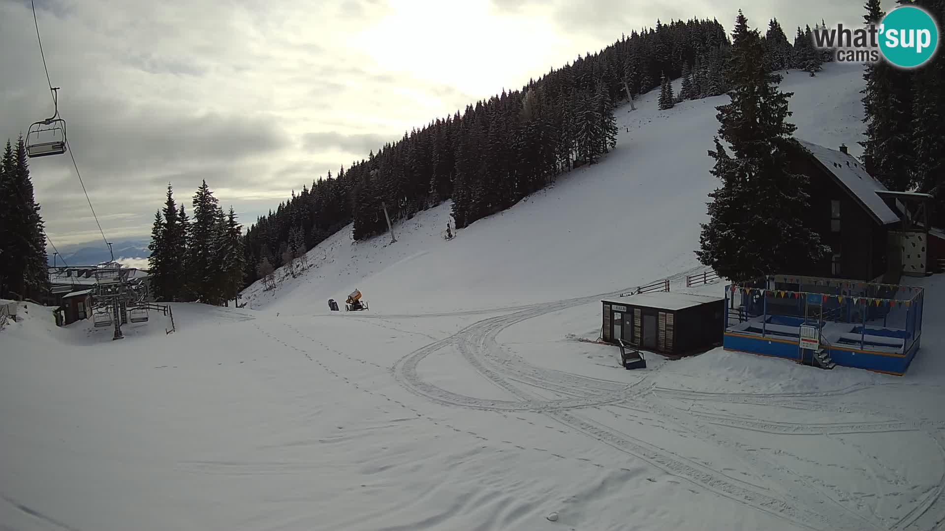 GOLTE Skigebiet webcam – Schöne Aussicht auf Medvedjak – Slowenien