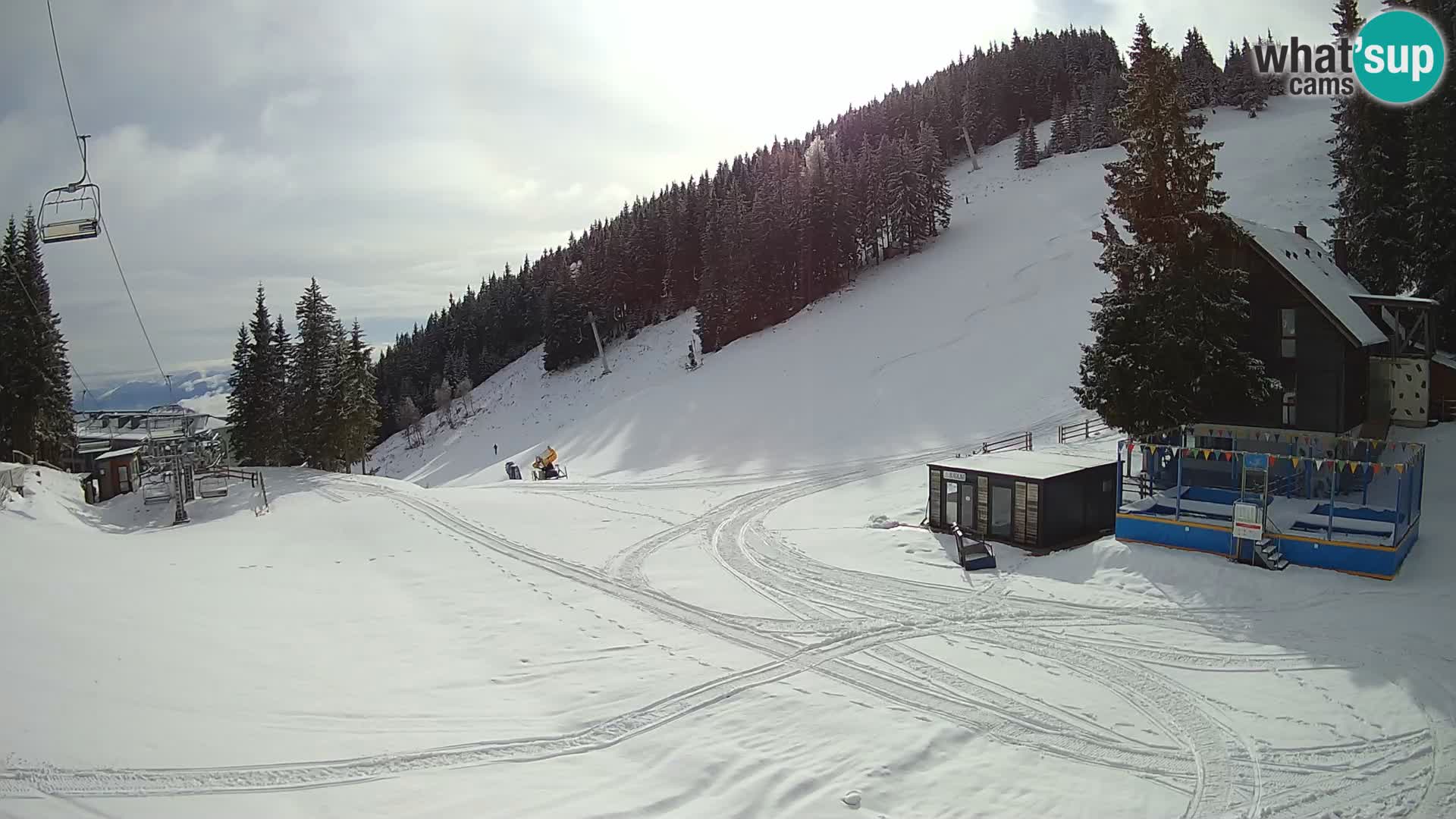 GOLTE Skigebiet webcam – Schöne Aussicht auf Medvedjak – Slowenien
