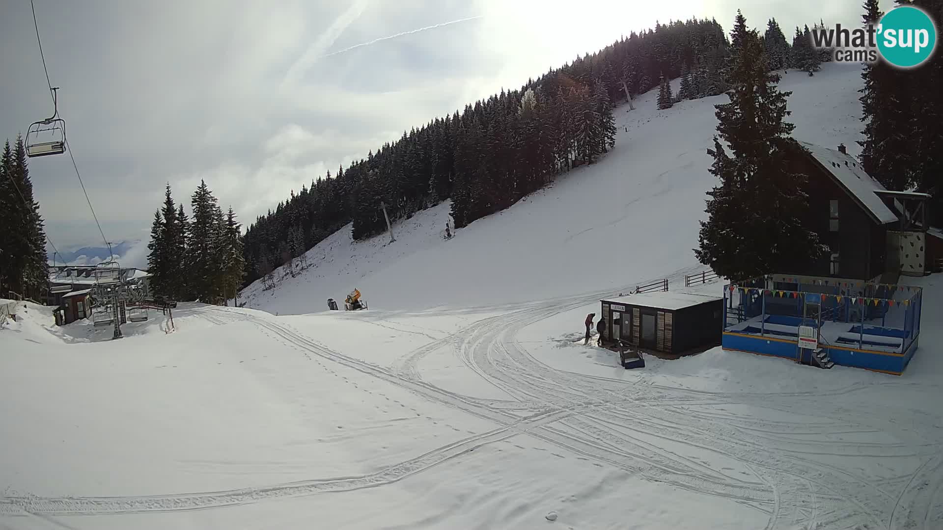GOLTE Ski resort live webcam – view to Medvedjak – Slovenia