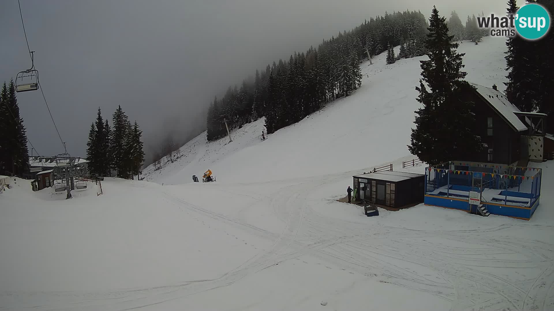 GOLTE Ski resort live webcam – view to Medvedjak – Slovenia