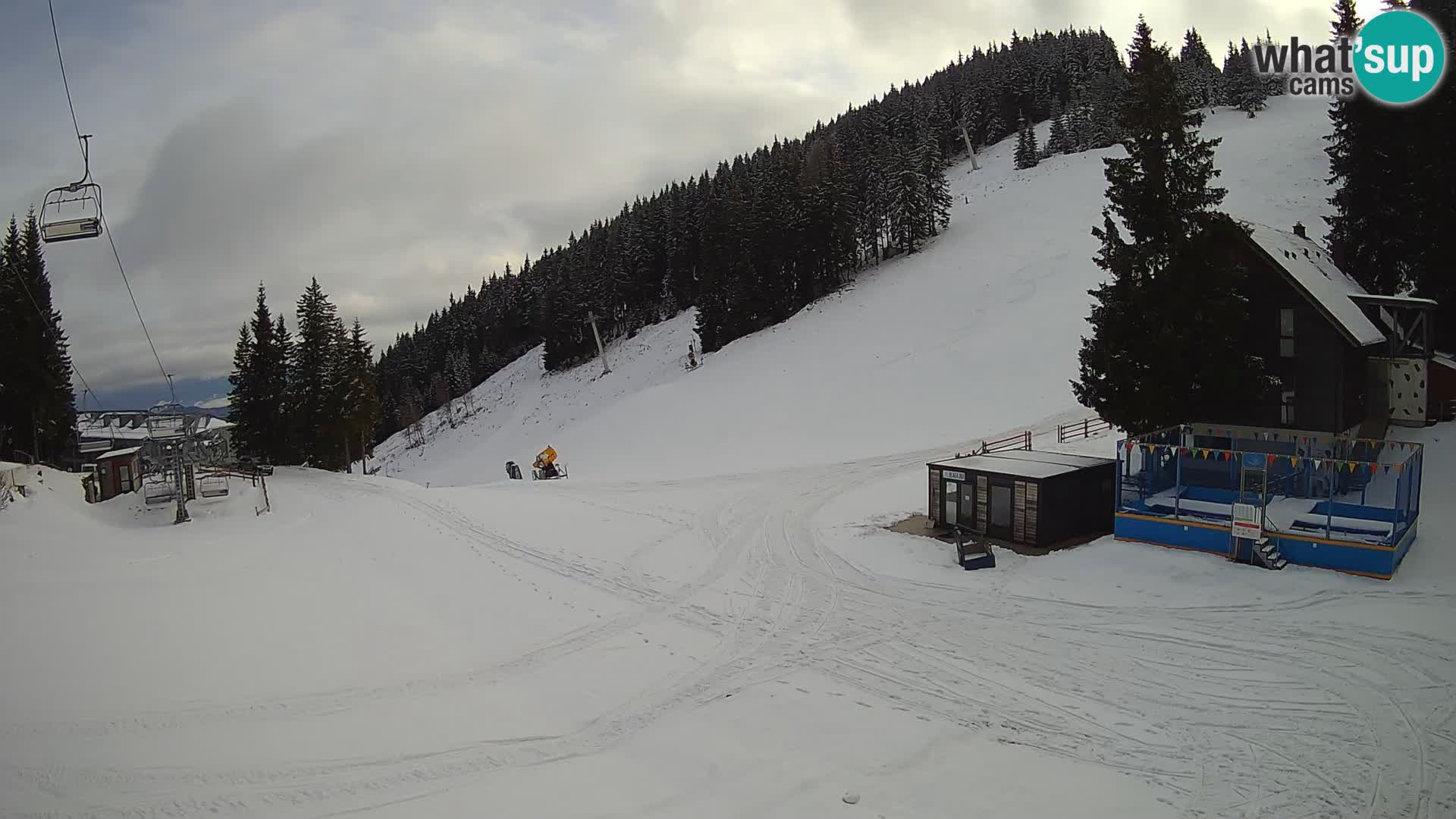 Webcam en direct de la station de ski de GOLTE – vue sur Medvedjak – Slovénie