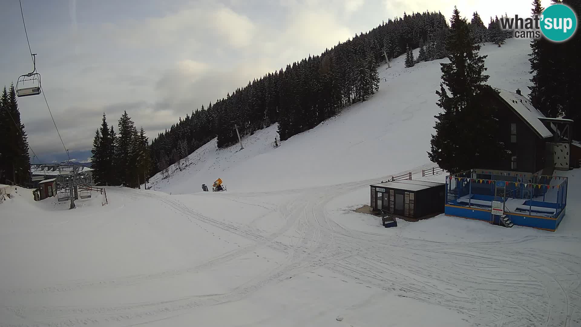 GOLTE Skigebiet webcam – Schöne Aussicht auf Medvedjak – Slowenien