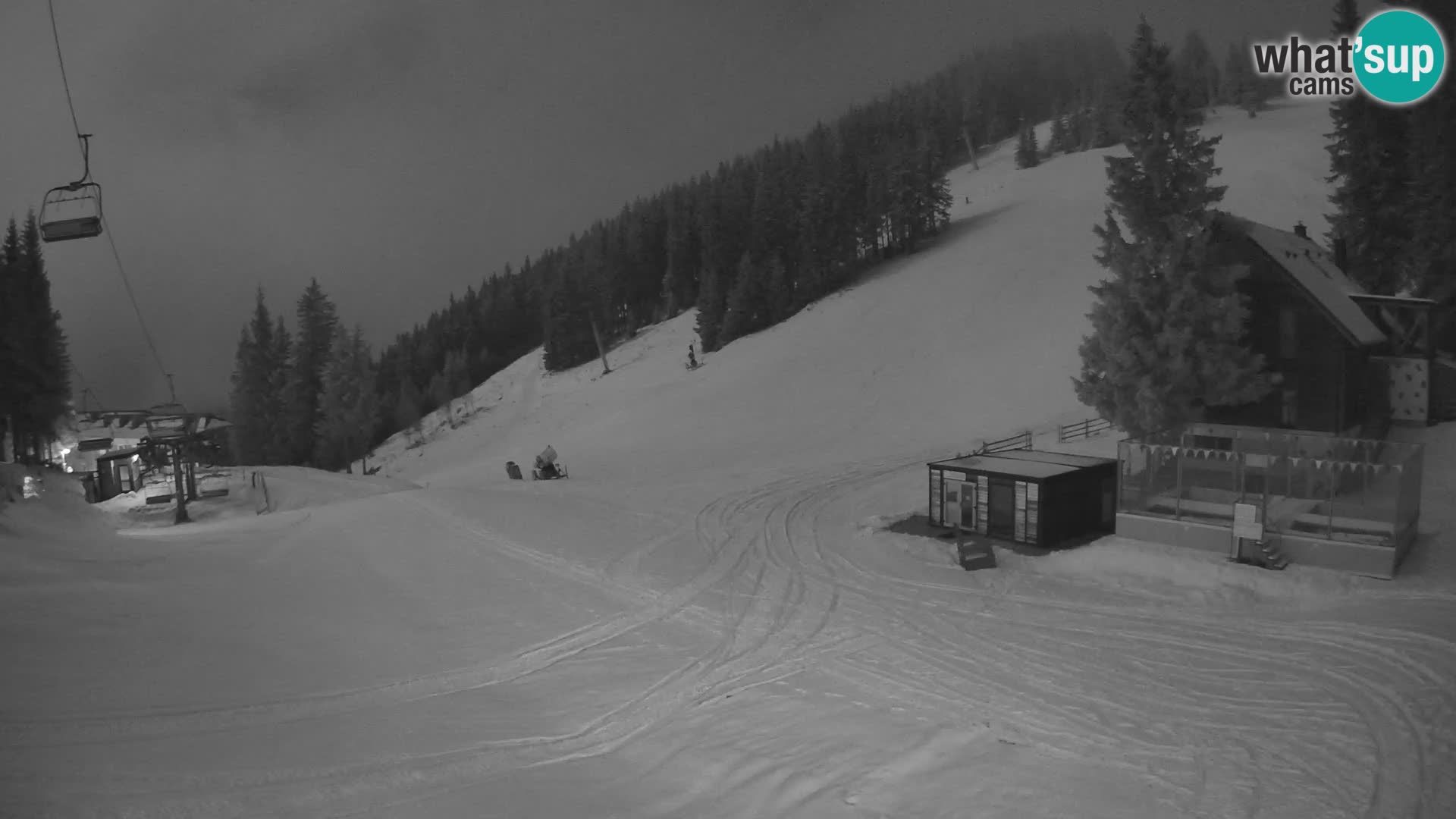 Cámara web en vivo de la estación de esquí GOLTE – vista a Medvedjak – Eslovenia