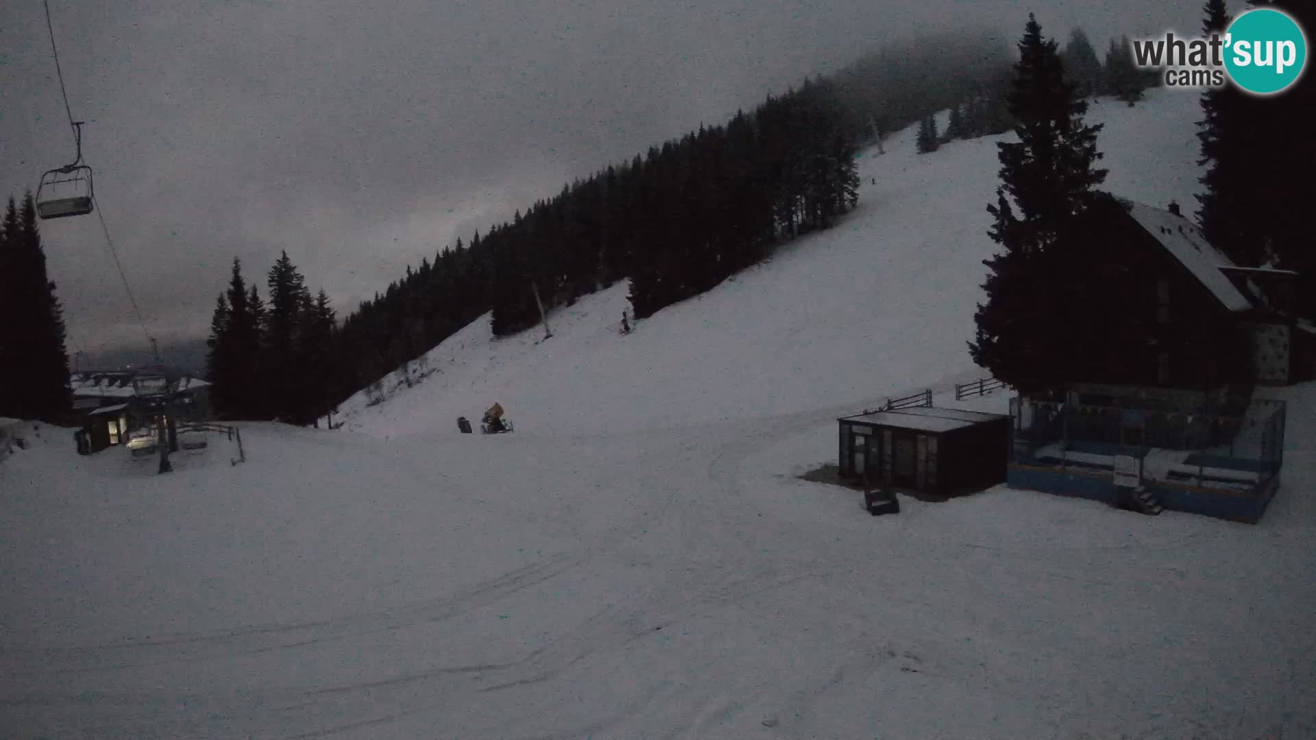 Webcam en direct de la station de ski de GOLTE – vue sur Medvedjak – Slovénie