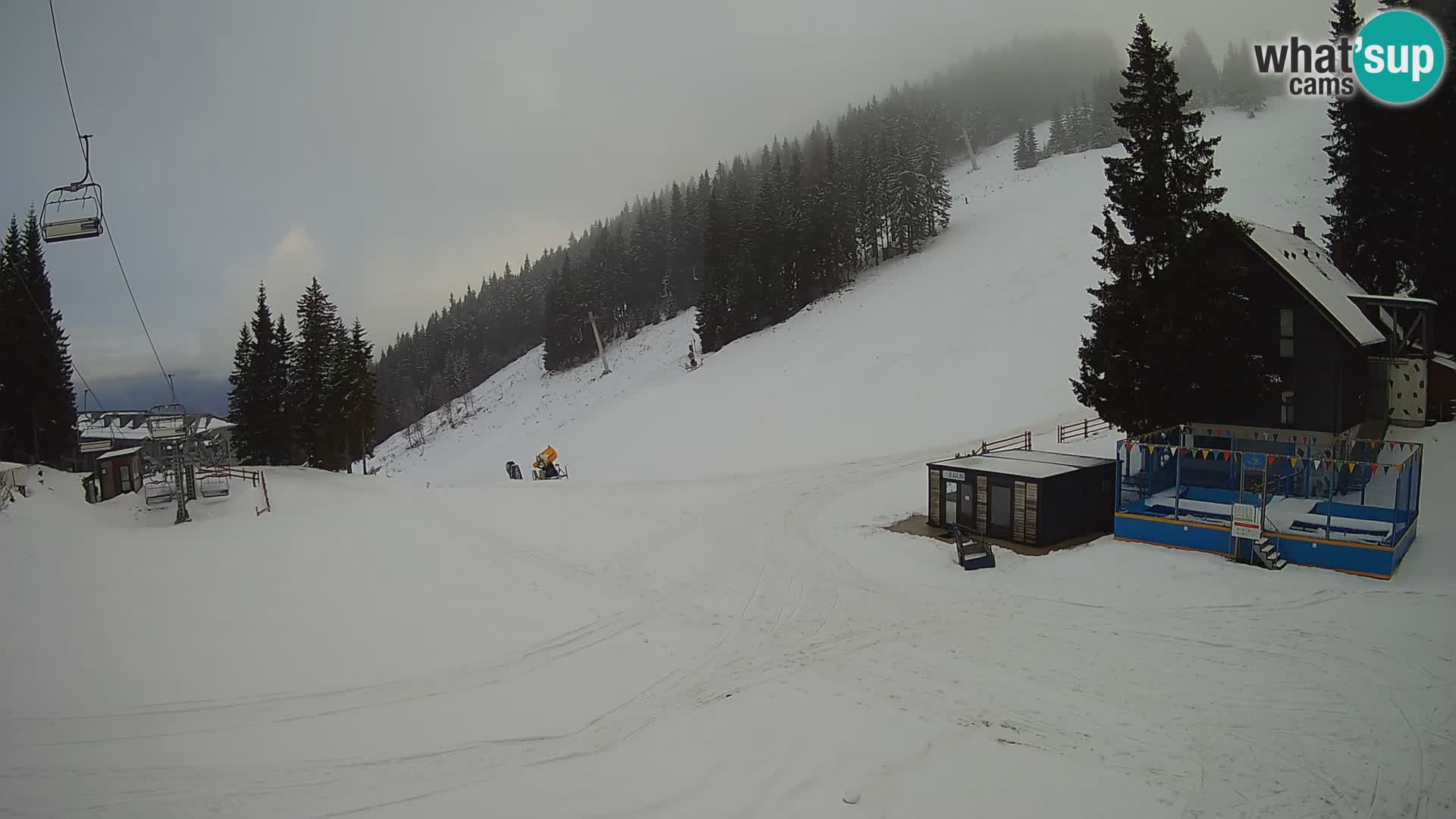 GOLTE Ski resort live webcam – view to Medvedjak – Slovenia