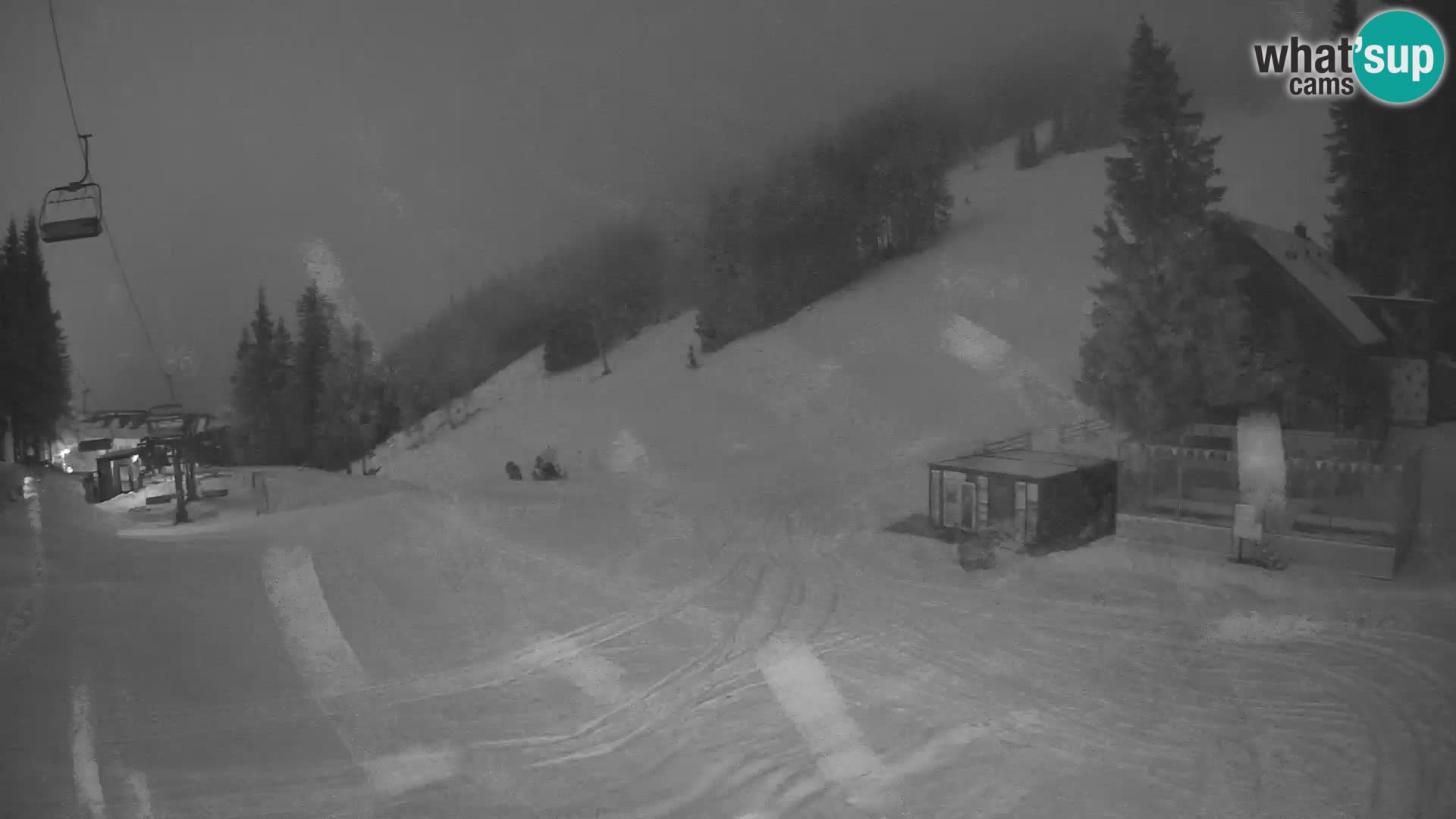 Cámara web en vivo de la estación de esquí GOLTE – vista a Medvedjak – Eslovenia