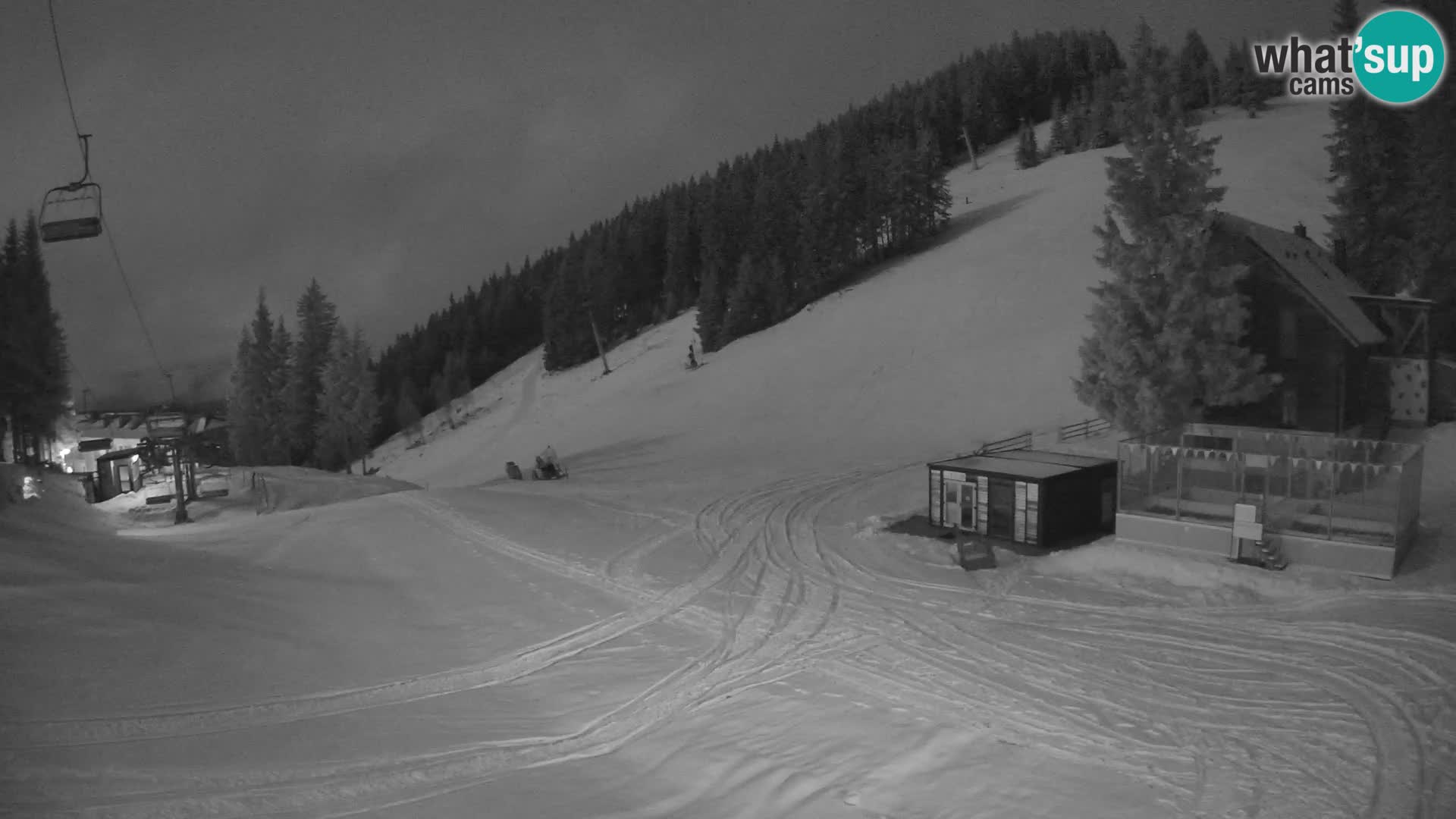 GOLTE skijalište web kamera – pogled na Medvedjak – Slovenija