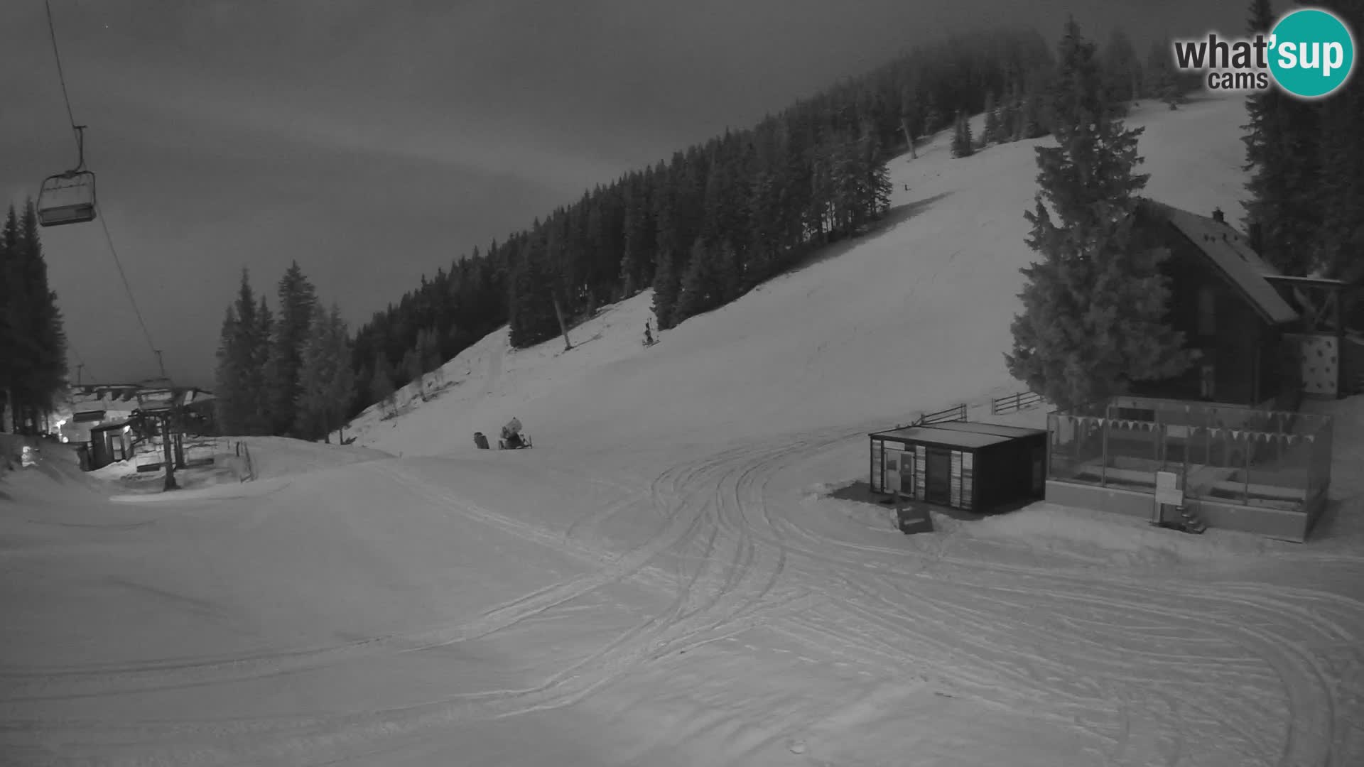 GOLTE skijalište web kamera – pogled na Medvedjak – Slovenija