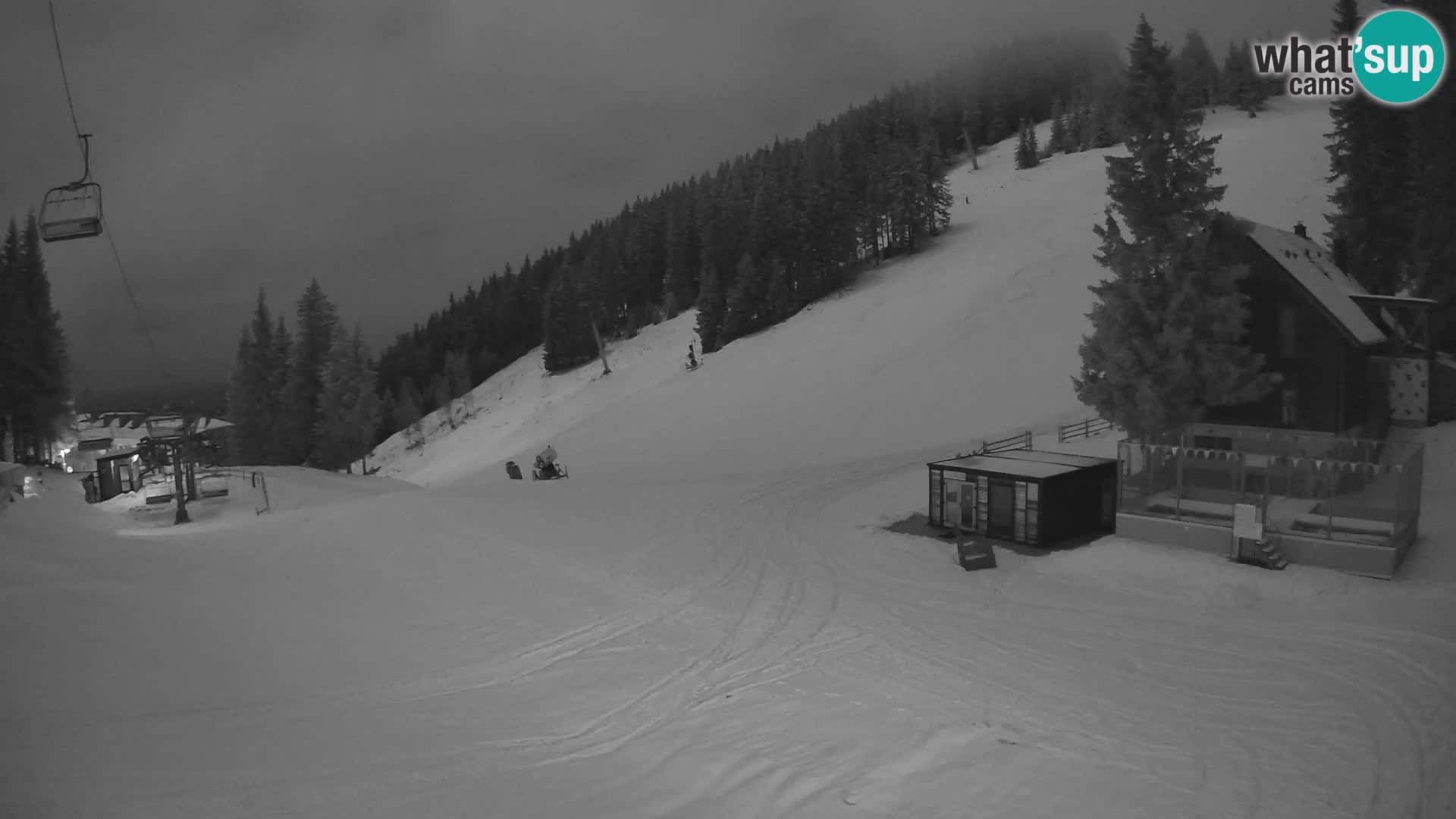 GOLTE Ski resort live webcam – view to Medvedjak – Slovenia