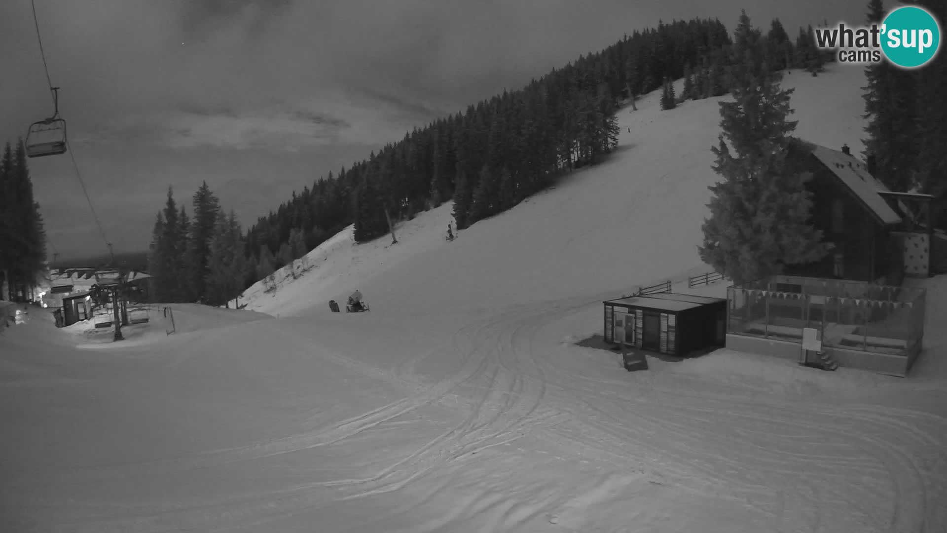 GOLTE Ski resort live webcam – view to Medvedjak – Slovenia