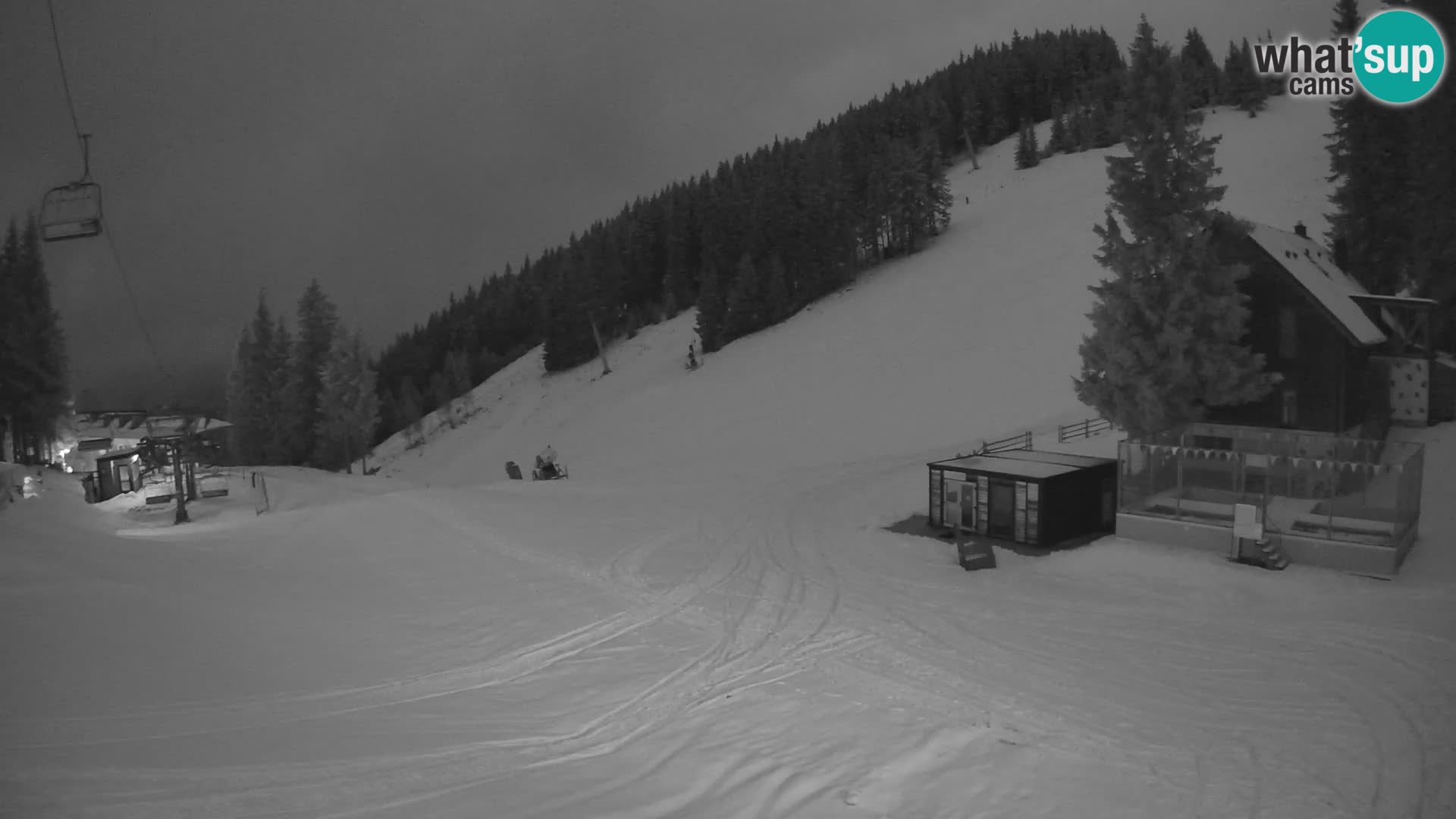 Cámara web en vivo de la estación de esquí GOLTE – vista a Medvedjak – Eslovenia