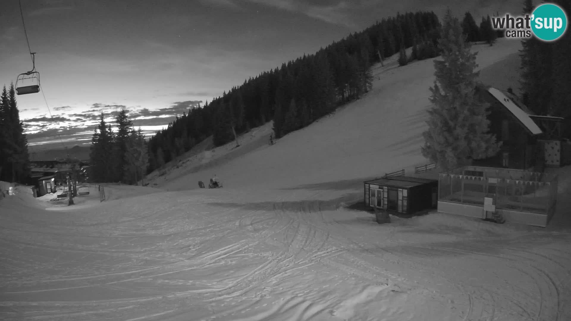 GOLTE Ski resort live webcam – view to Medvedjak – Slovenia