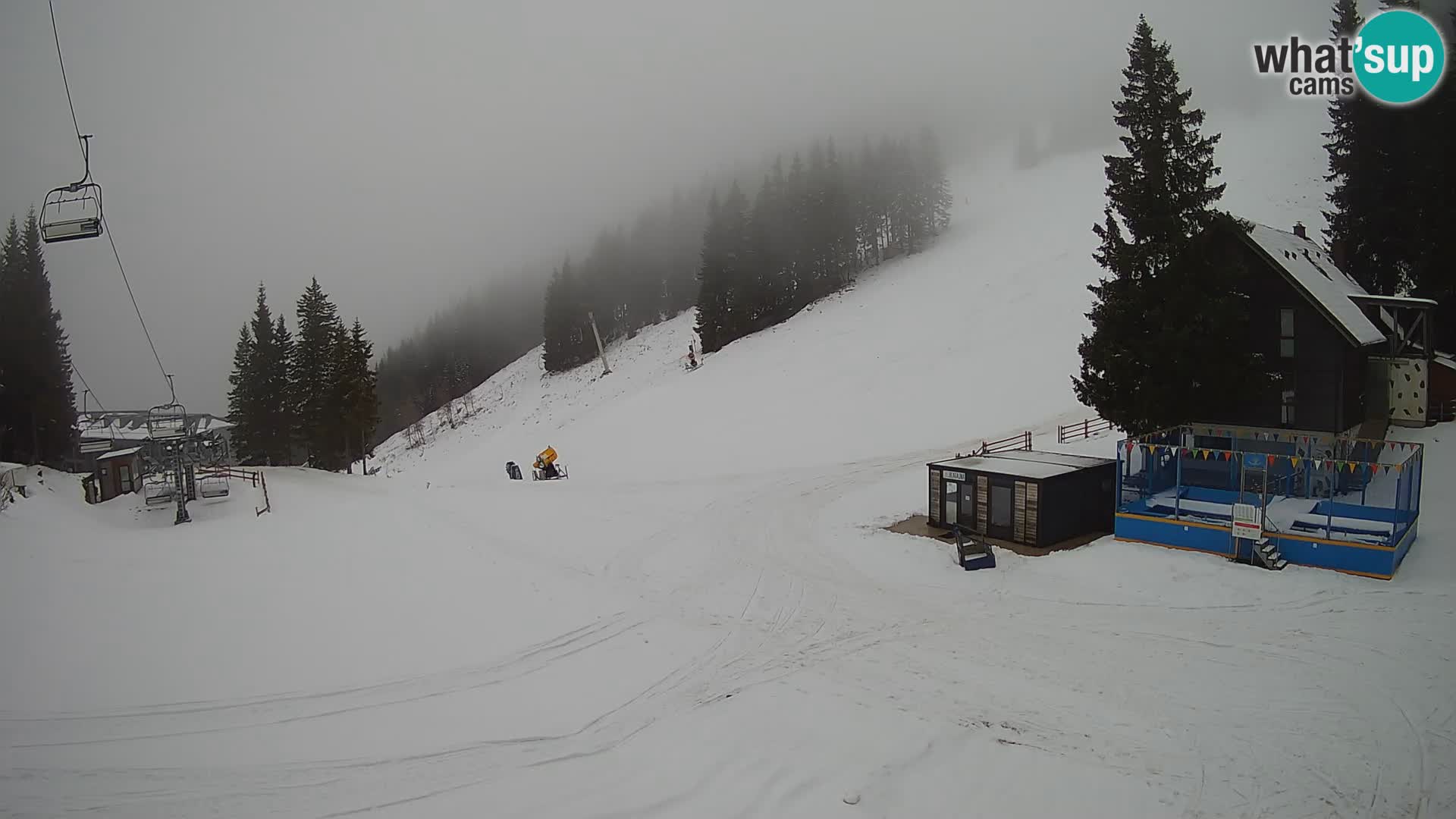 Webcam en direct de la station de ski de GOLTE – vue sur Medvedjak – Slovénie