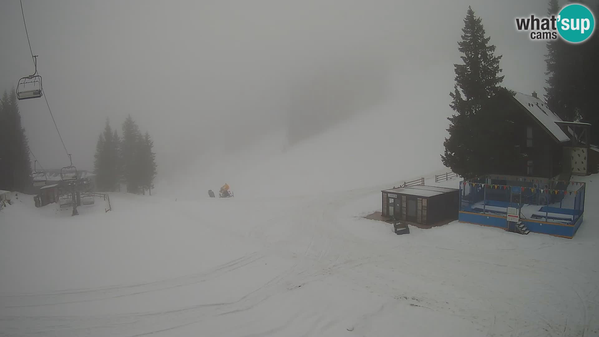 GOLTE skijalište web kamera – pogled na Medvedjak – Slovenija