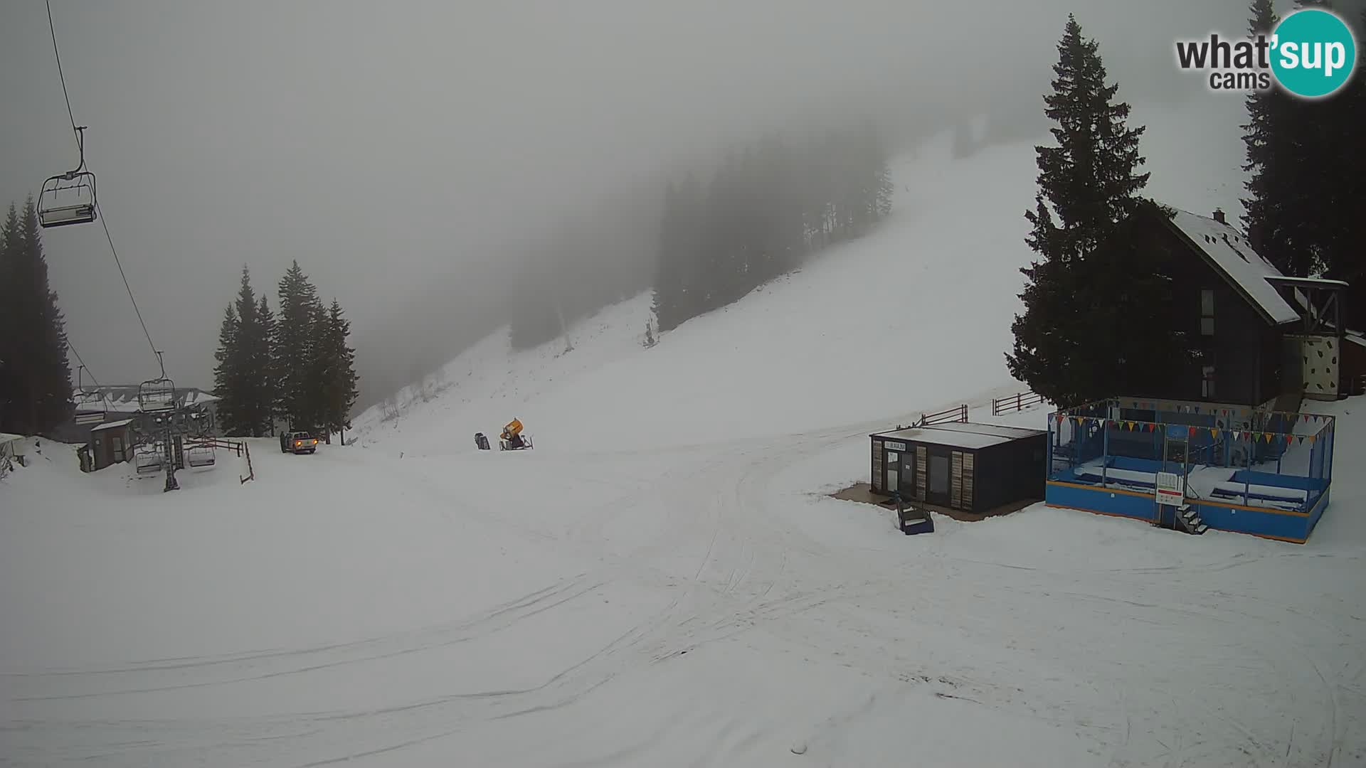 GOLTE Ski resort live webcam – view to Medvedjak – Slovenia