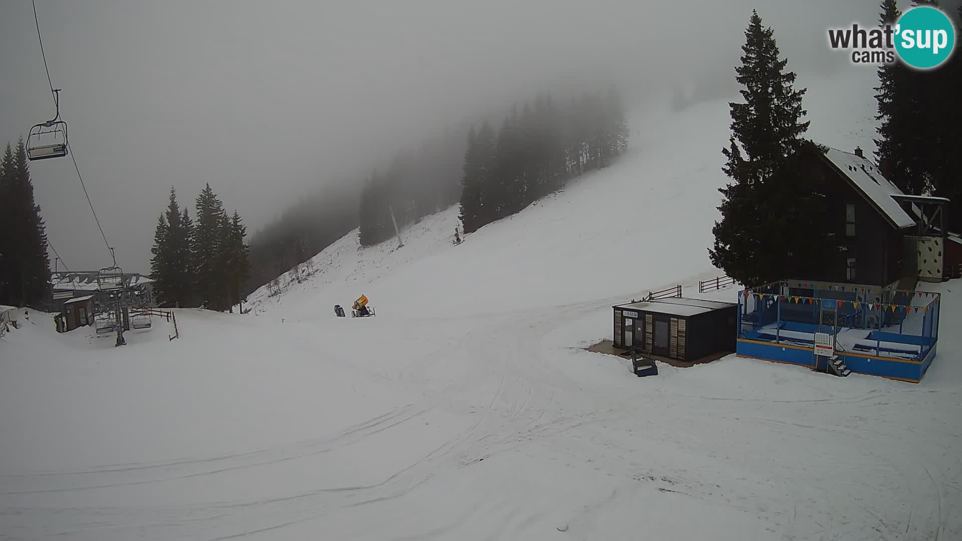 GOLTE Skigebiet webcam – Schöne Aussicht auf Medvedjak – Slowenien