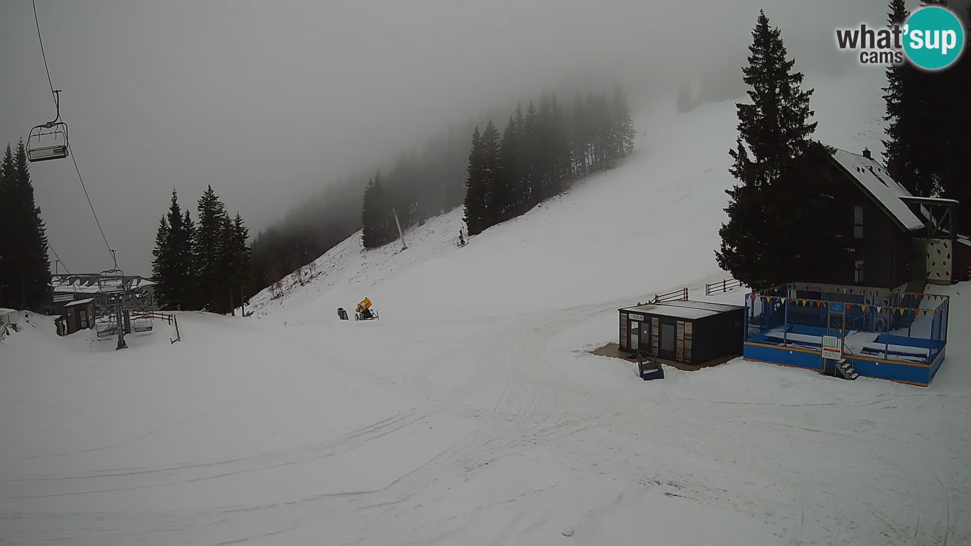 GOLTE skijalište web kamera – pogled na Medvedjak – Slovenija